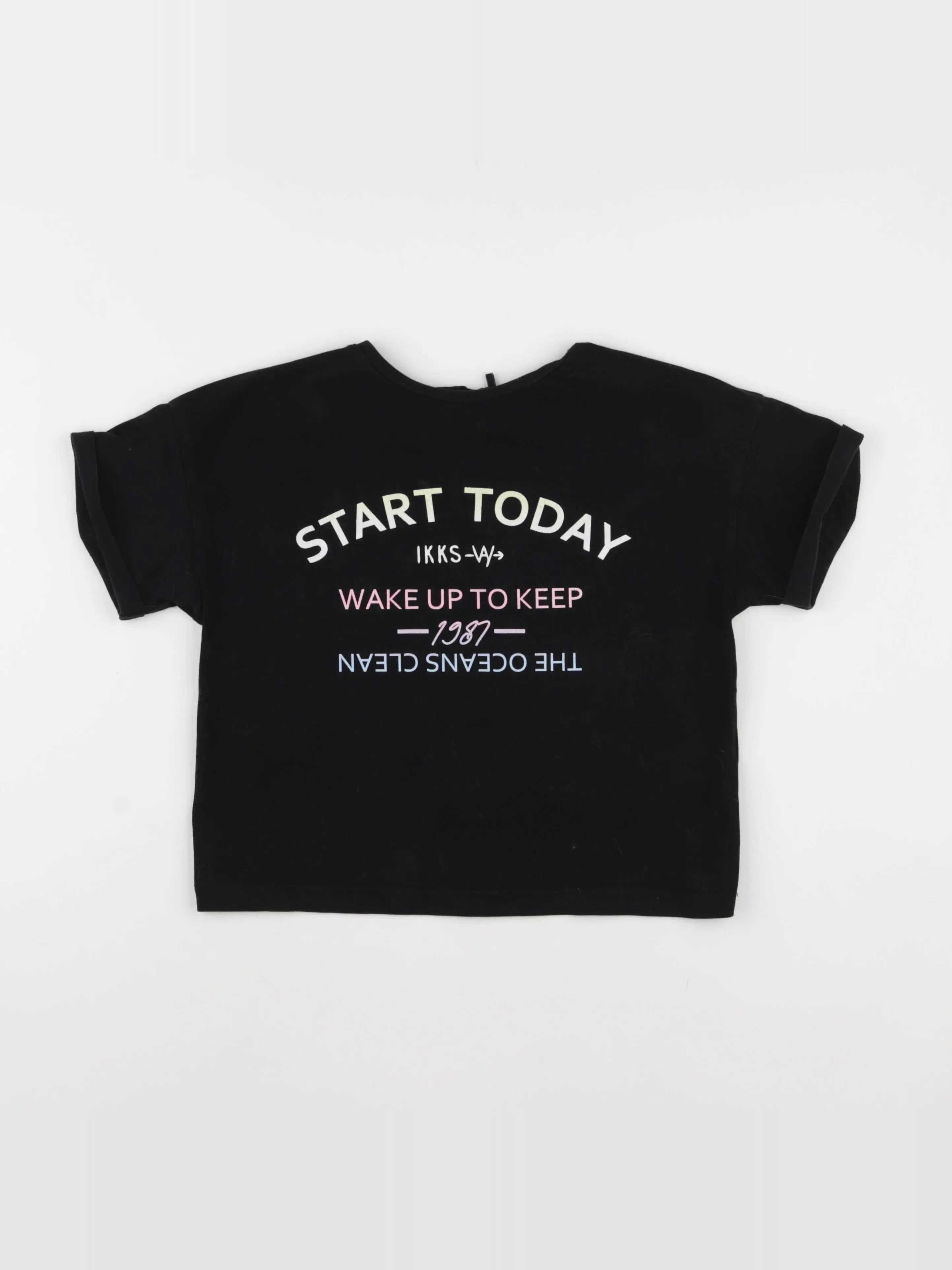 IKKS - tee-shirt noir - 12 ans