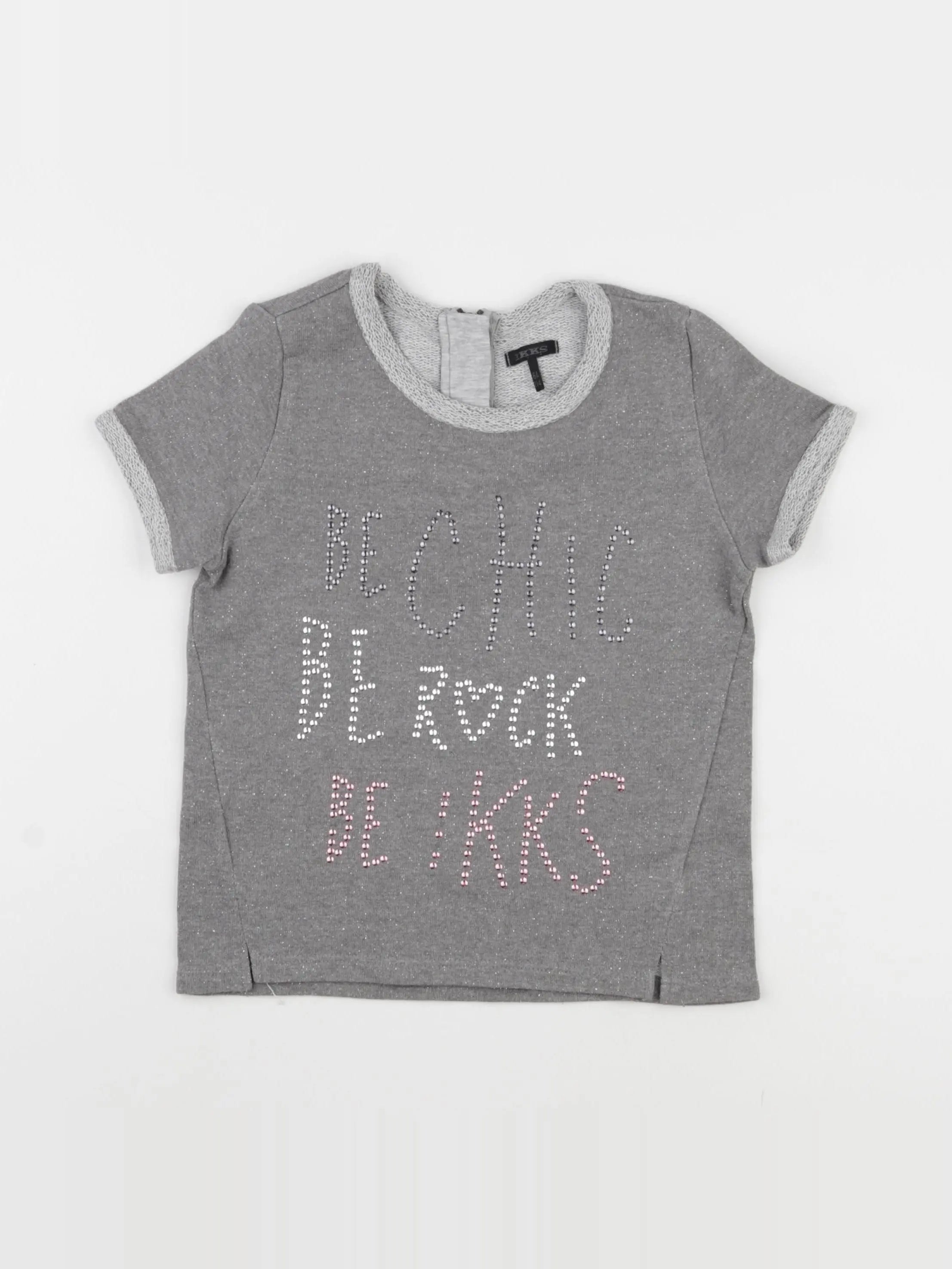 IKKS - tee-shirt gris - 6 ans
