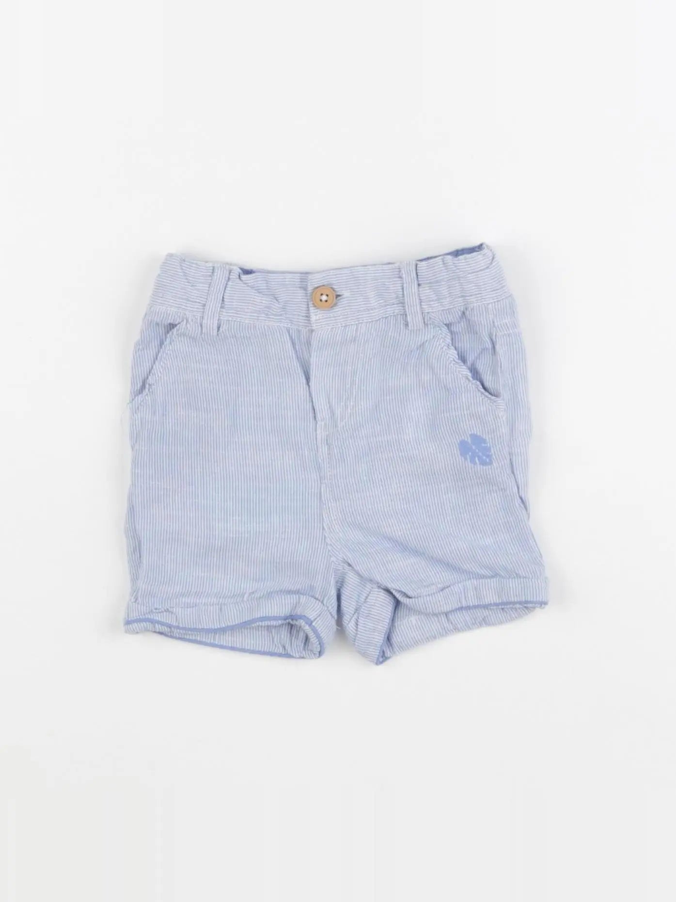 Cadet Rousselle - short bleu - 3 mois
