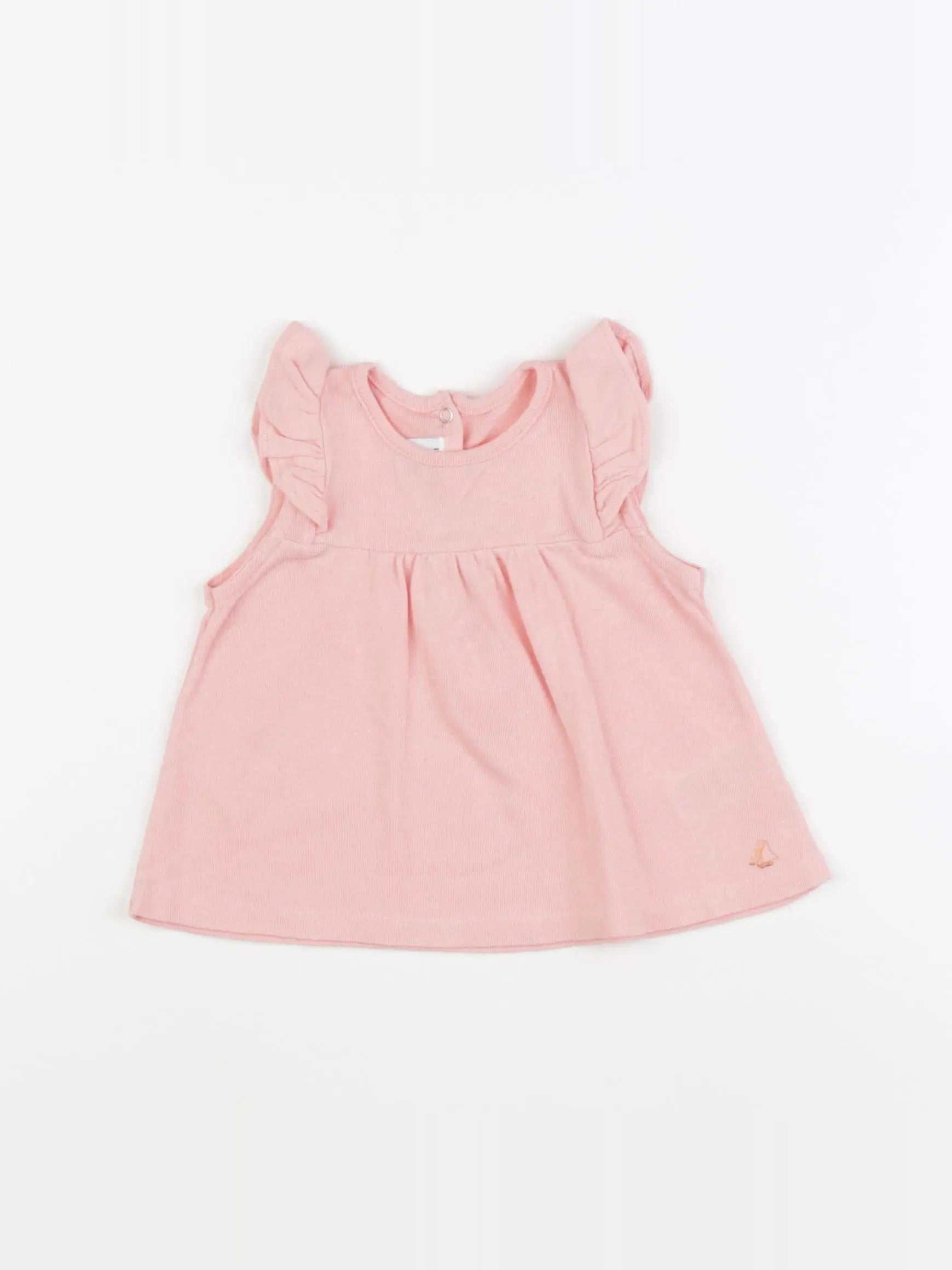 Petit Bateau - débardeur rose - 12 mois