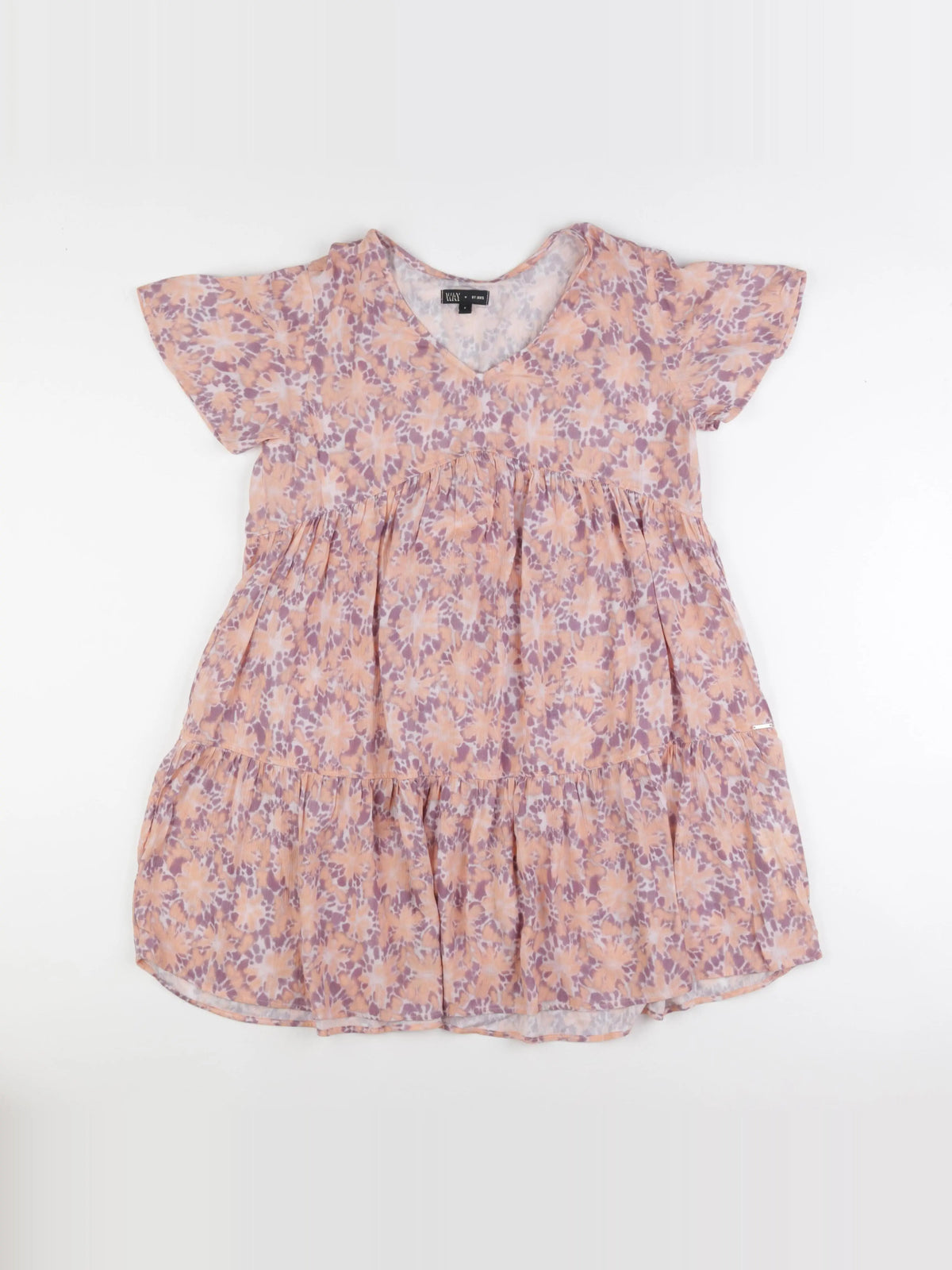 IKKS - robe violet, rose - 14 ans