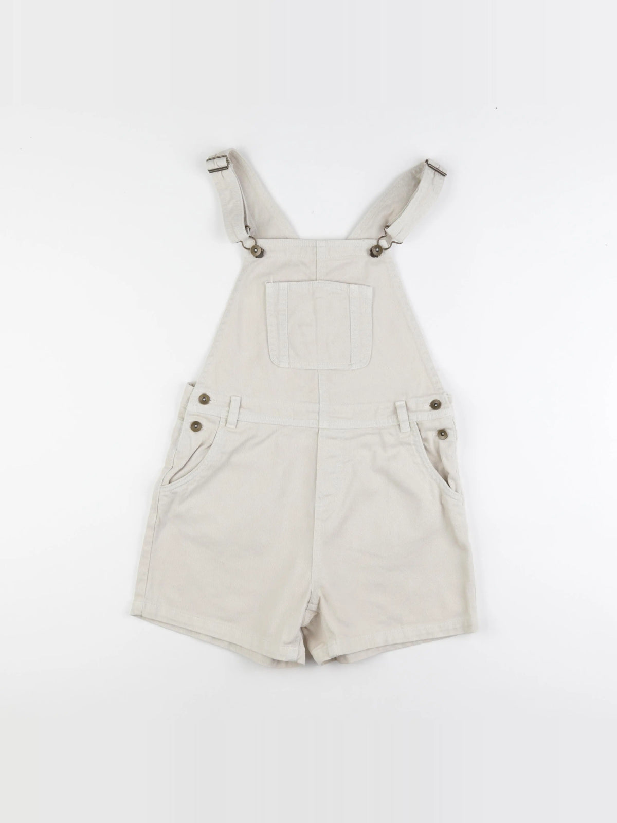 Monoprix - salopette beige - 12 ans