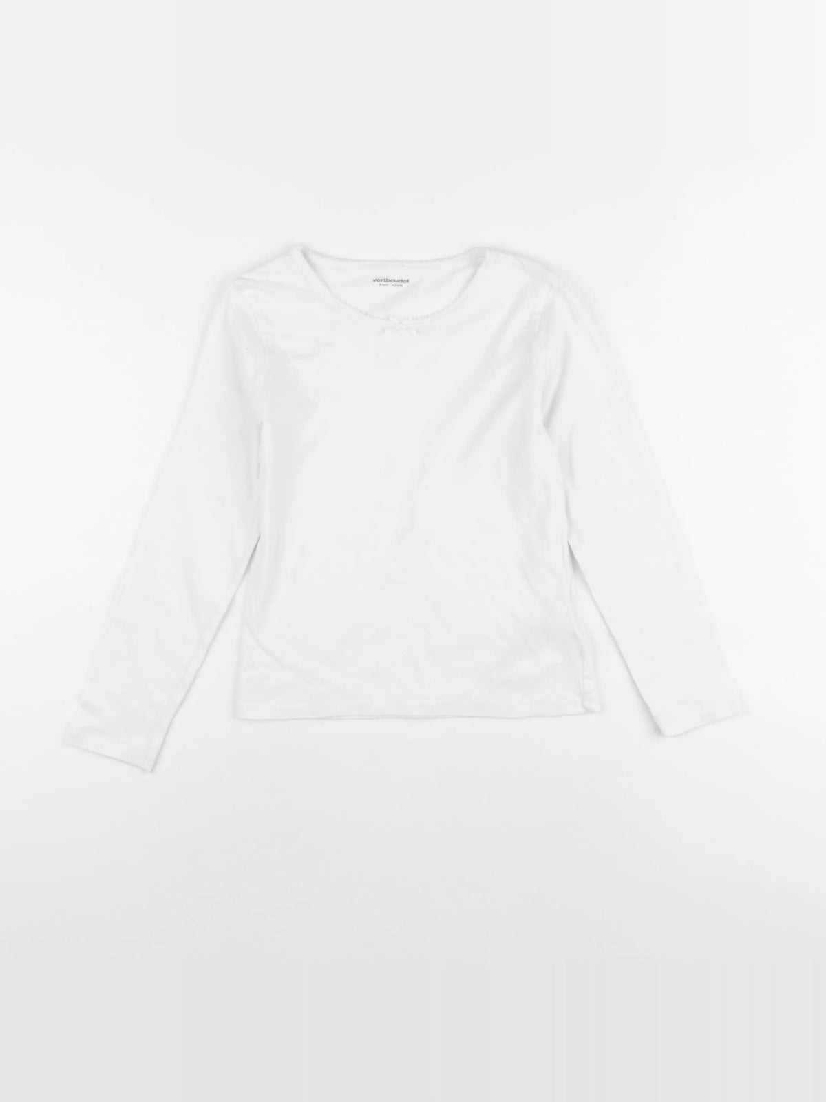 Vertbaudet - maillot de corps blanc - 8 ans