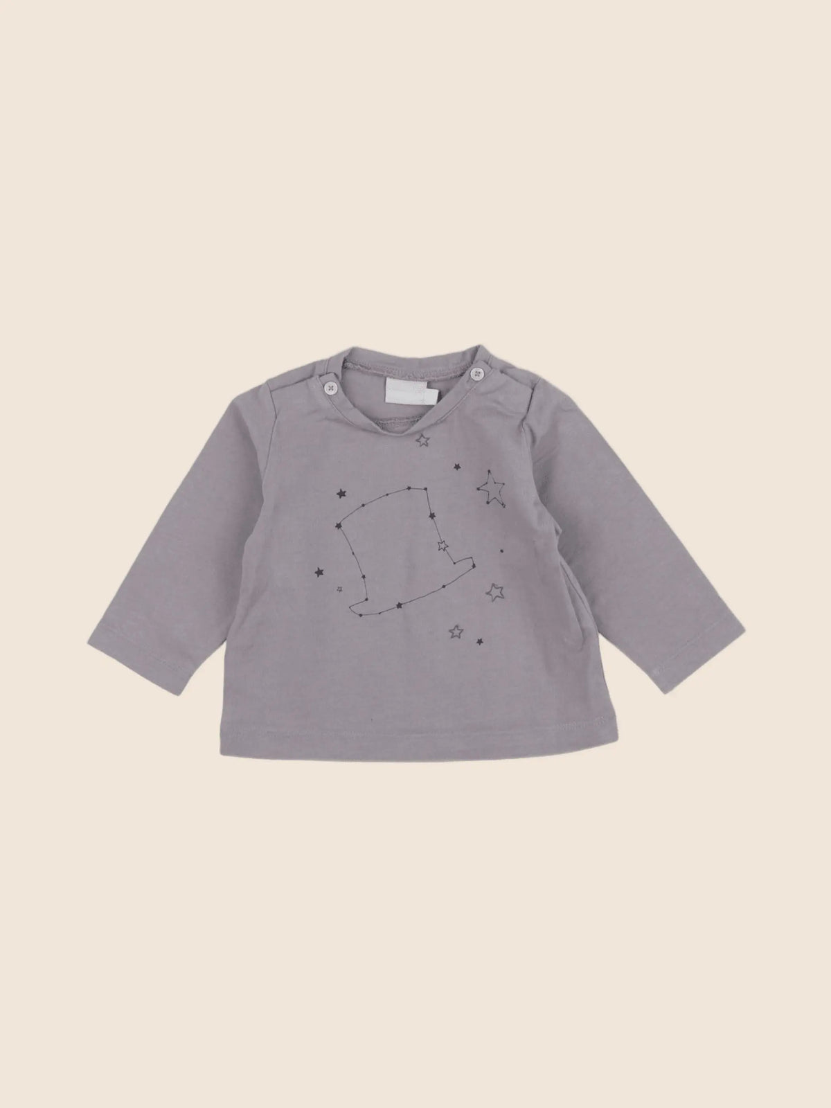 Natalys - tee-shirt gris - 6 mois