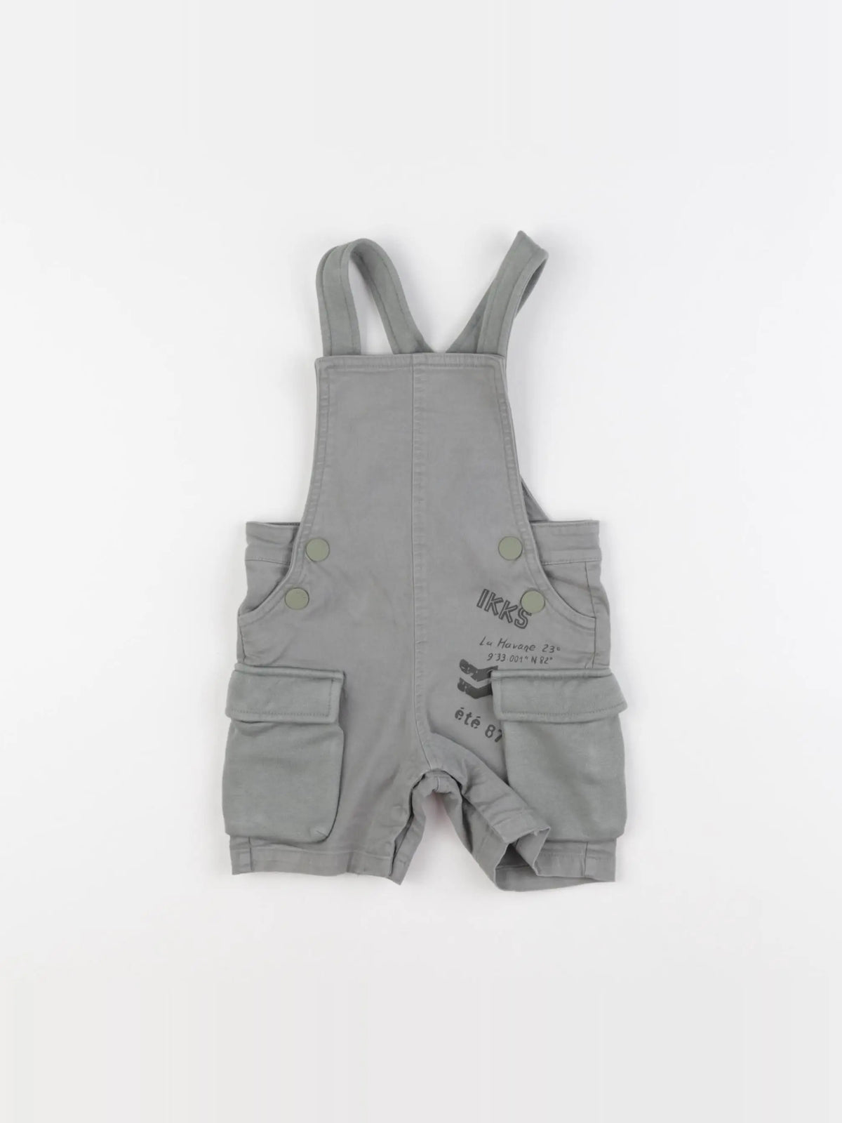IKKS - salopette vert - 12 mois