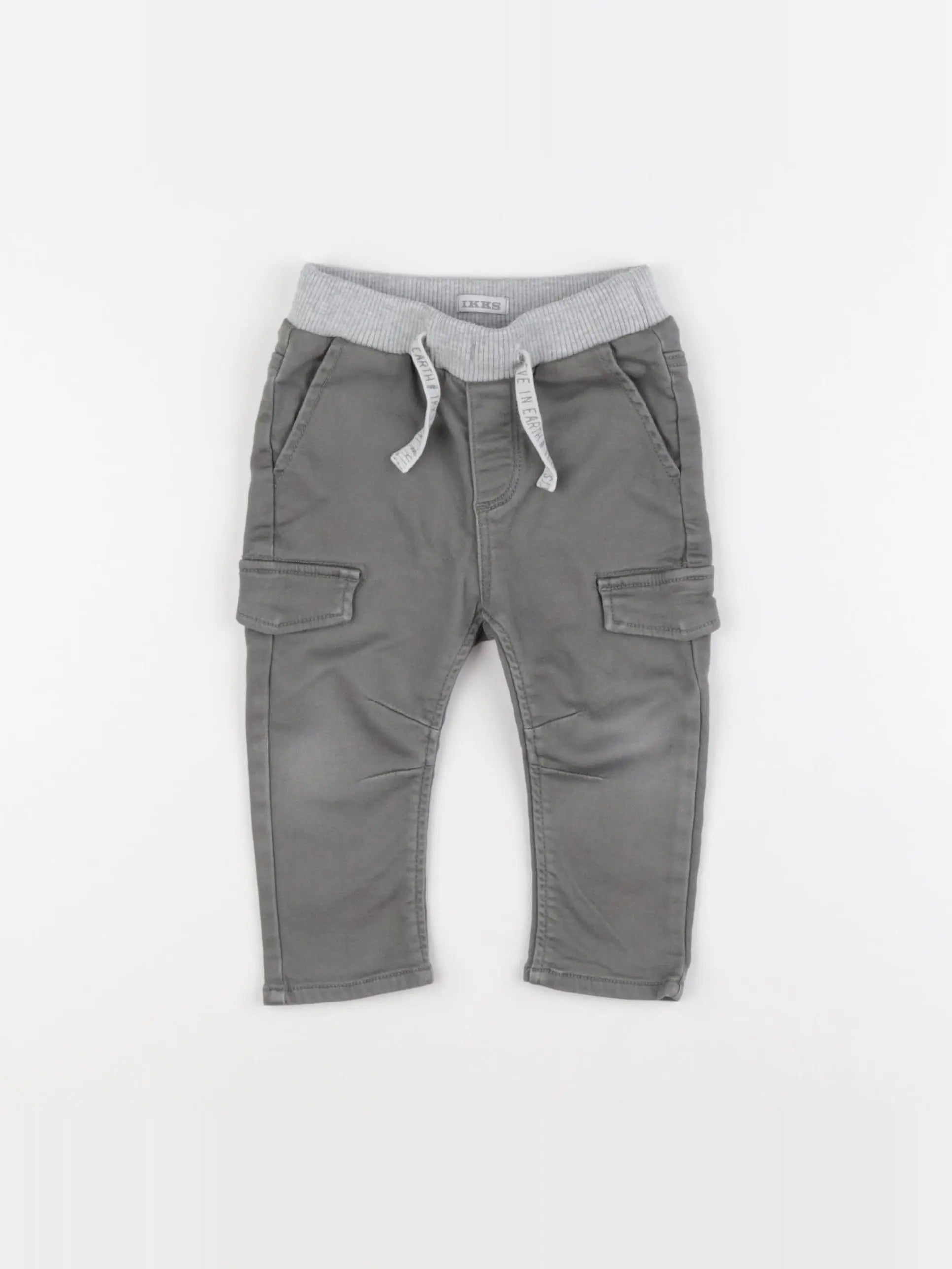 IKKS - pantalon vert - 12 mois