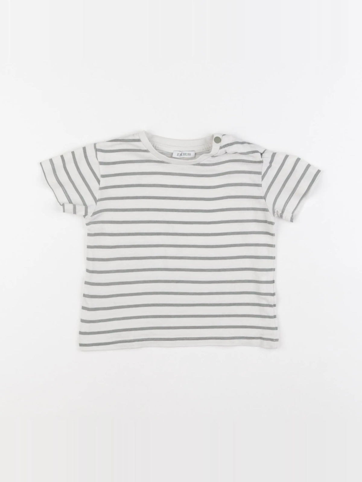 IKKS - tee-shirt beige, vert - 12 mois