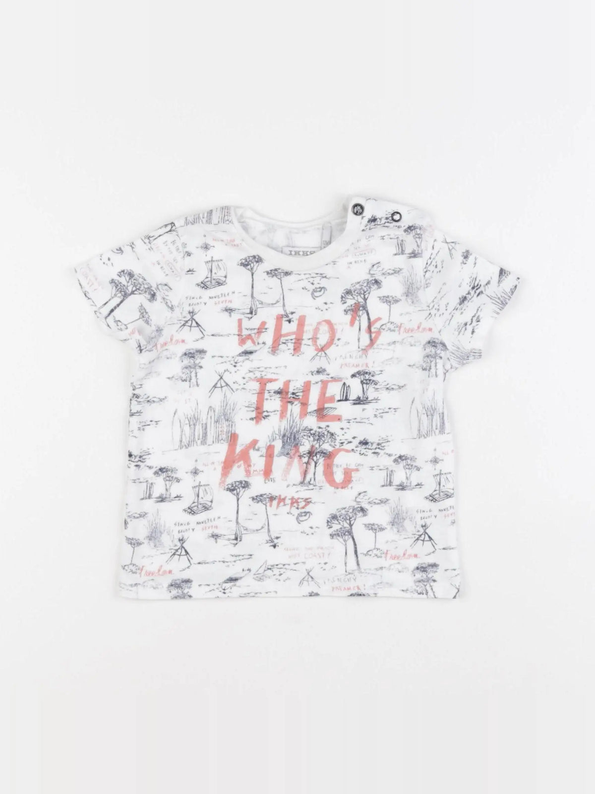 IKKS - tee-shirt multicolore - 12 mois