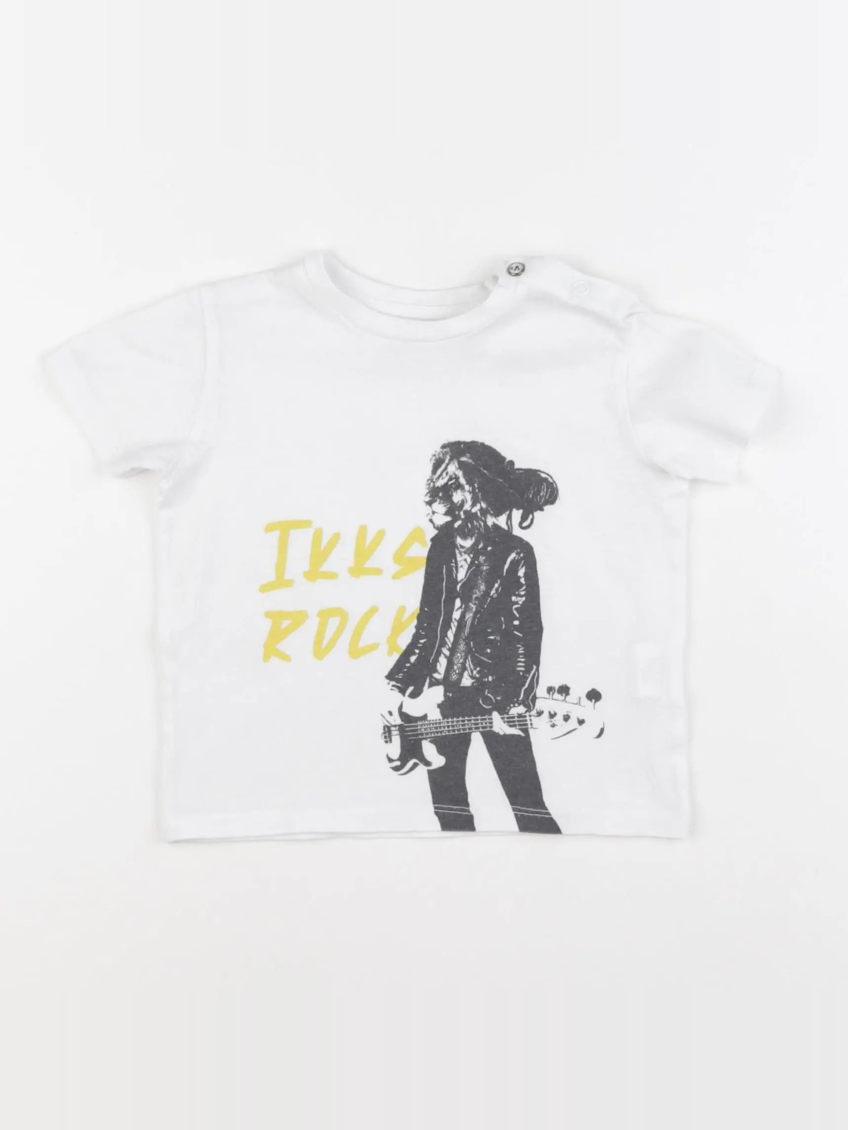 IKKS - tee-shirt blanc - 12 mois