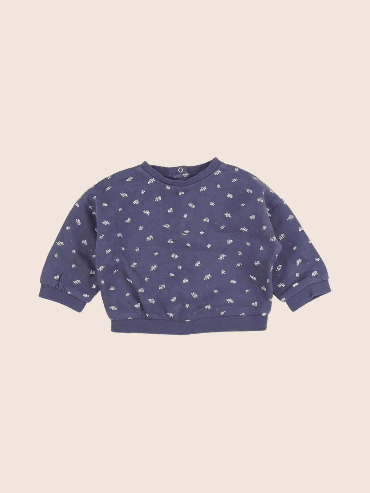 Vertbaudet - sweat bleu - 6 mois