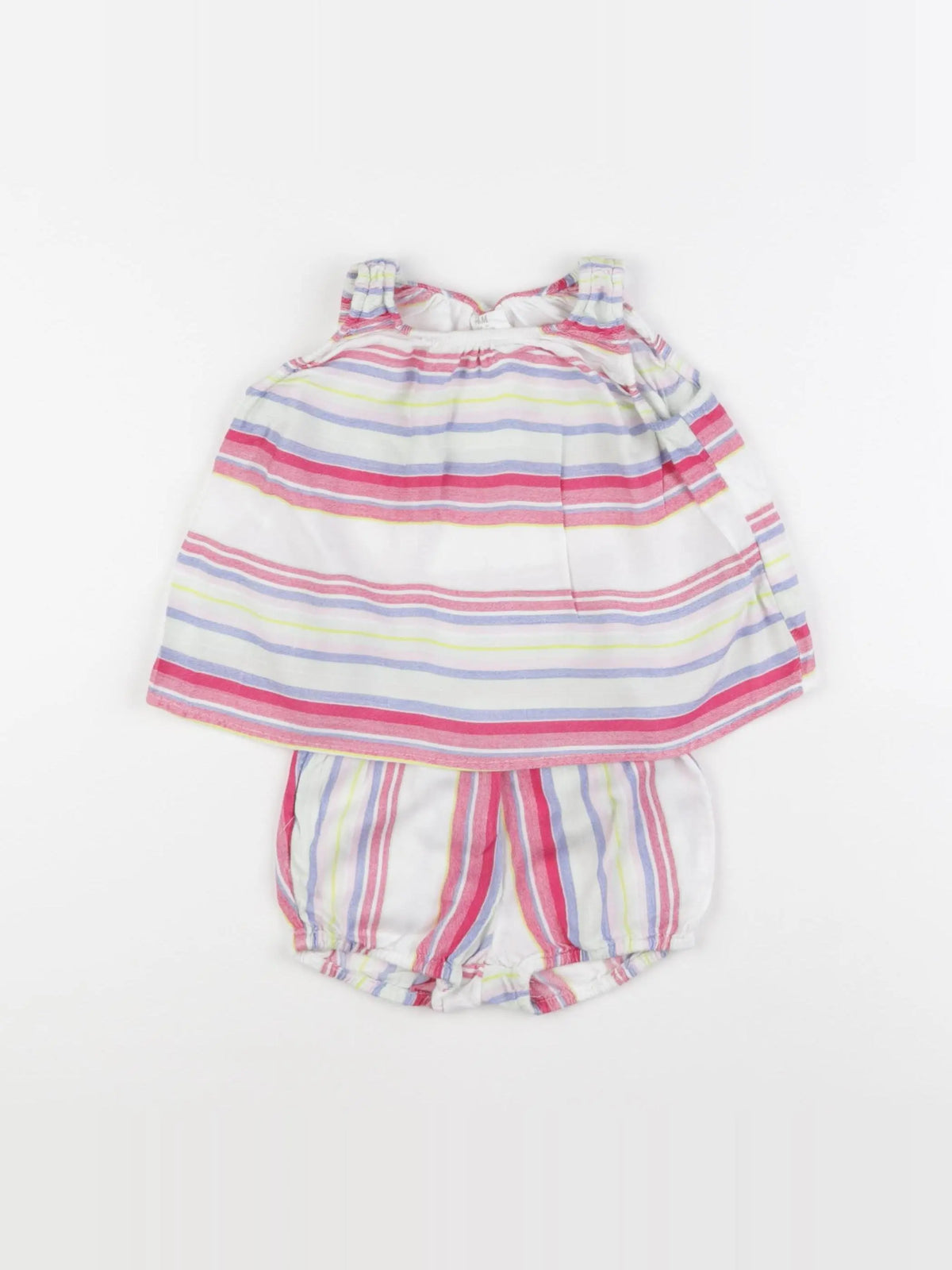 H&M - ensemble multicolore - 6/9 mois