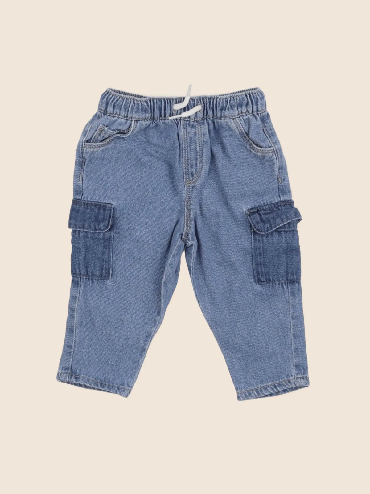 Vertbaudet - jean bleu - 3 mois
