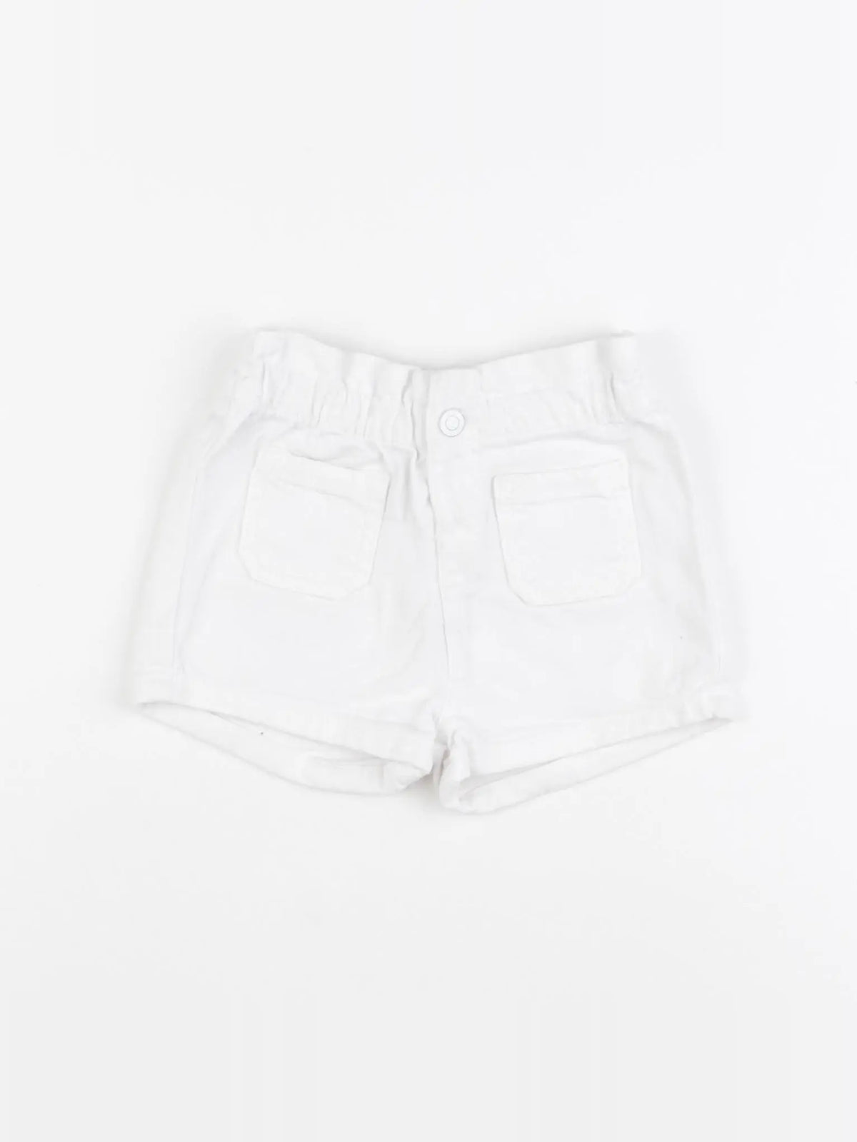 Vertbaudet - short blanc - 9 mois