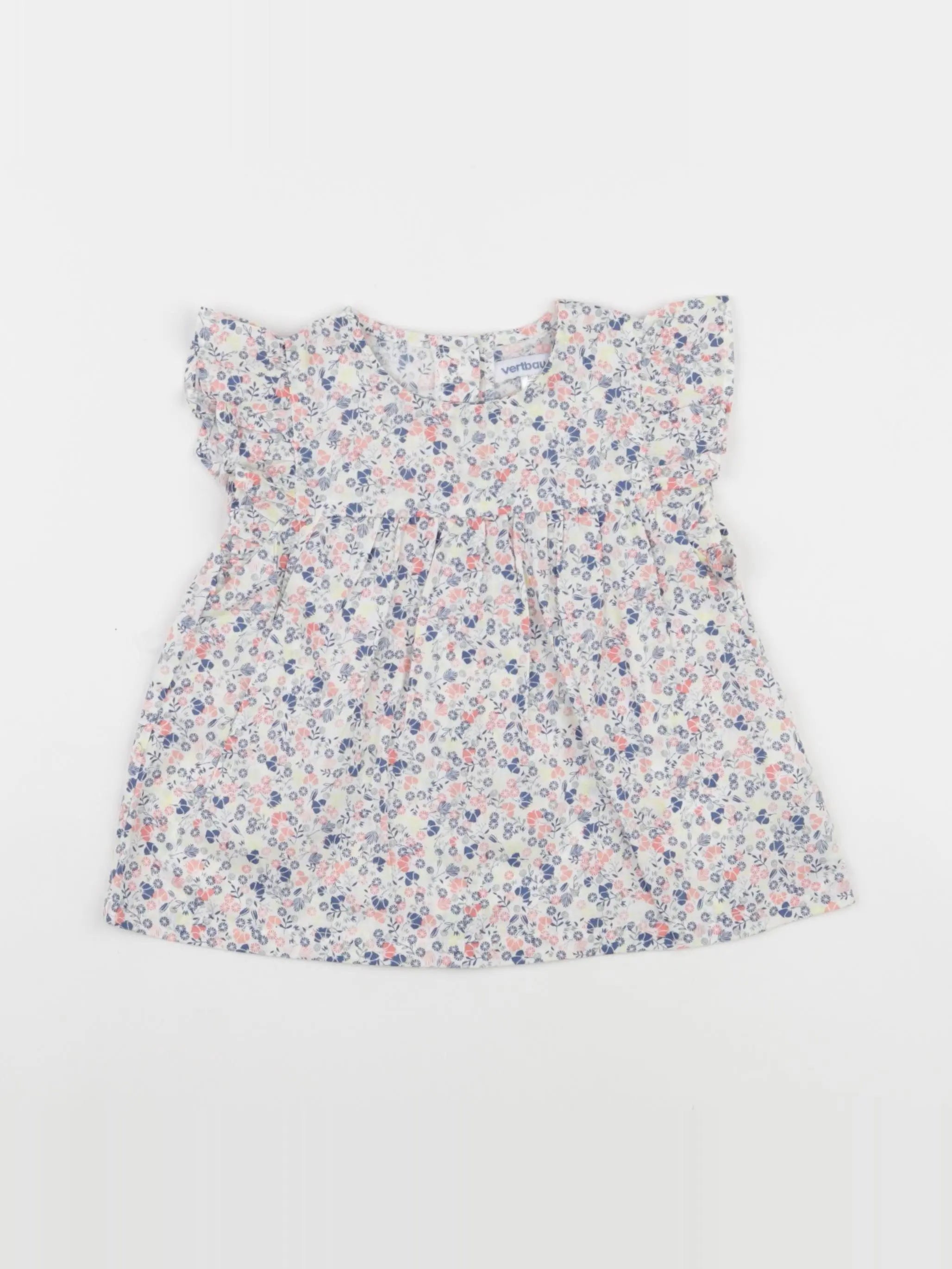 Vertbaudet - blouse multicolore - 24 mois