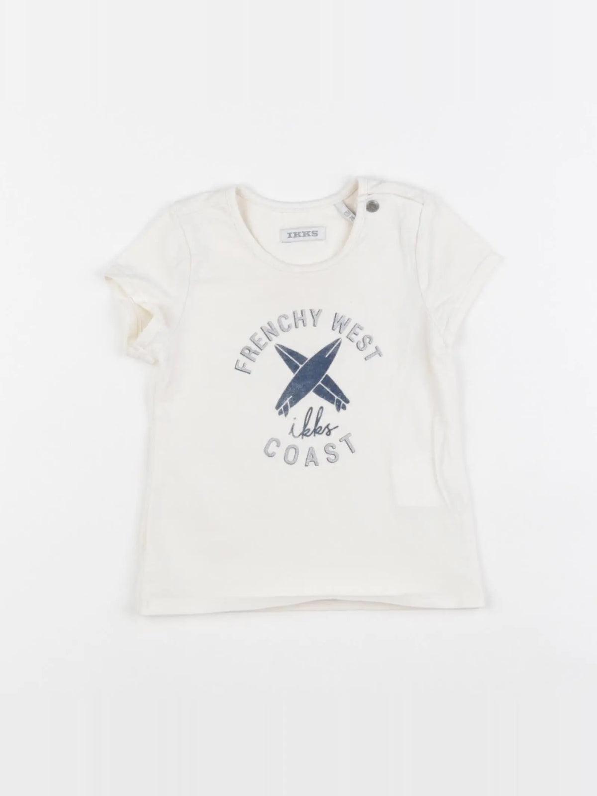 IKKS - tee-shirt beige - 12 mois