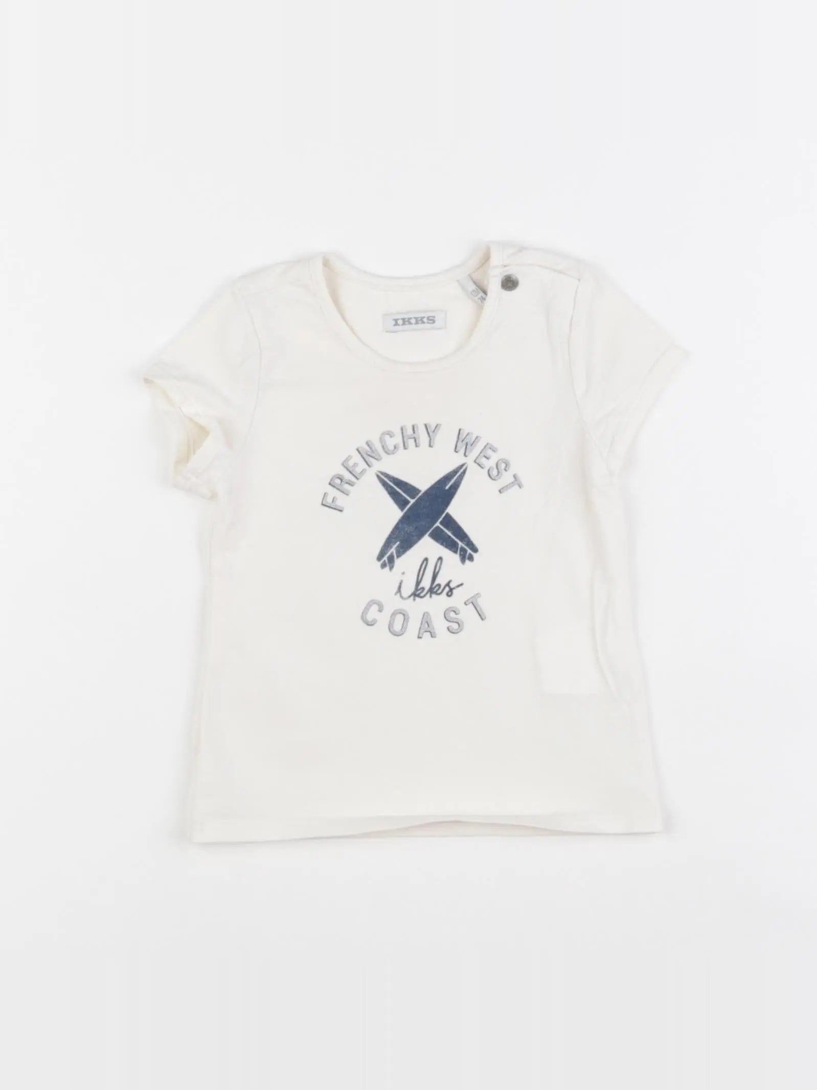 IKKS - tee-shirt beige - 12 mois