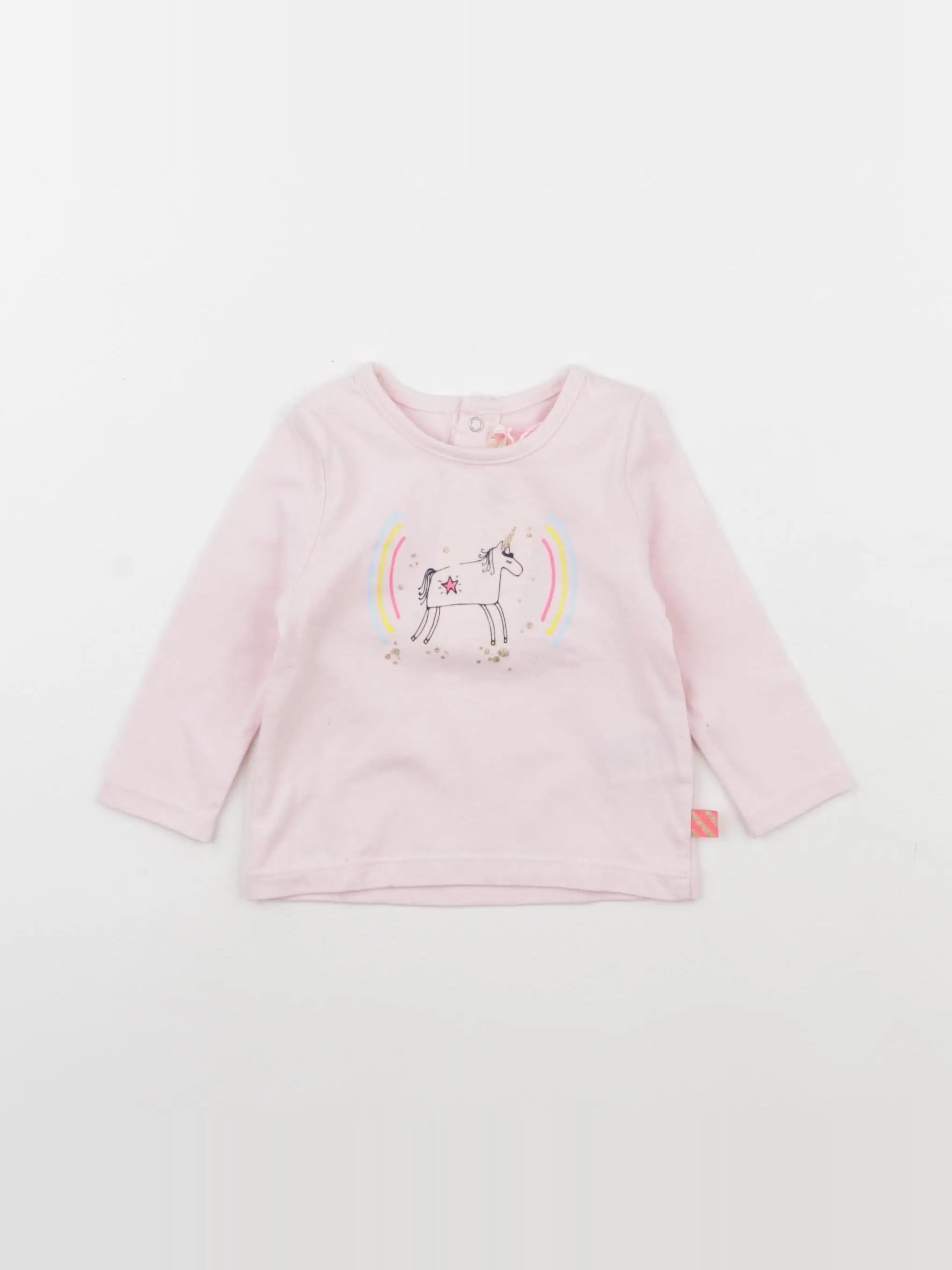 Billie Blush - tee-shirt rose - 6 mois