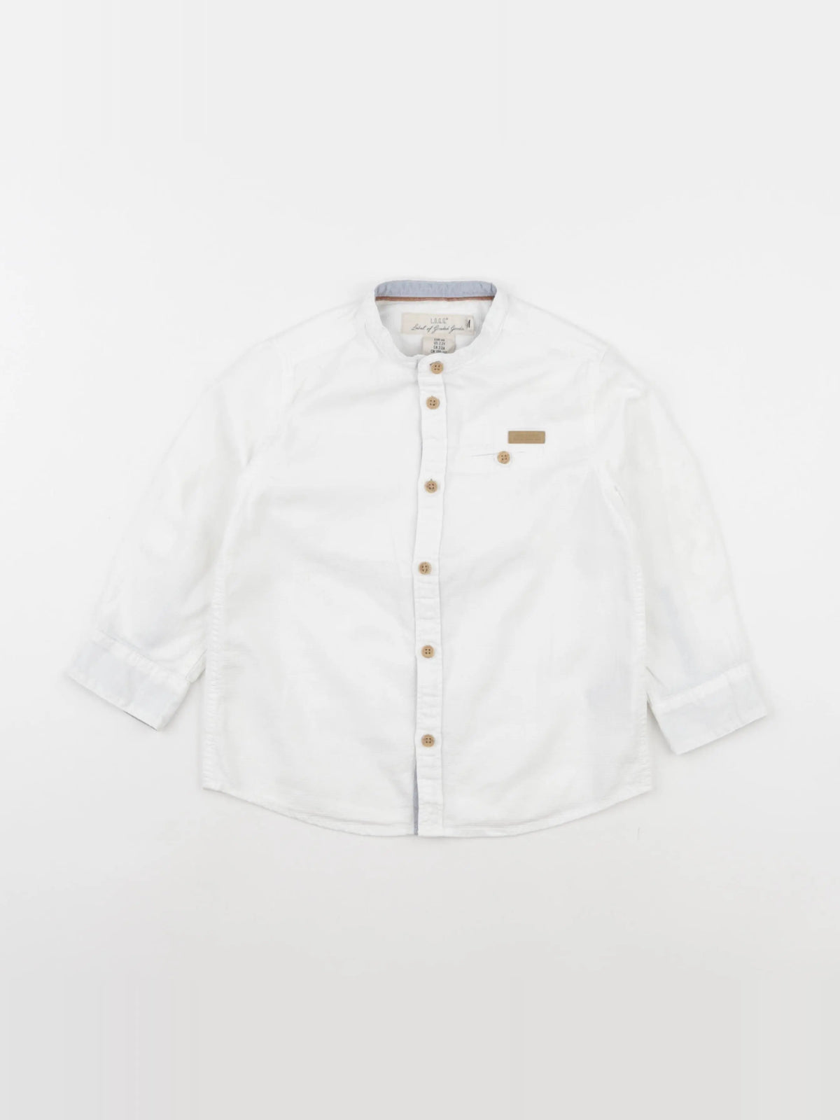 H&M - chemise blanc - 2/3 ans