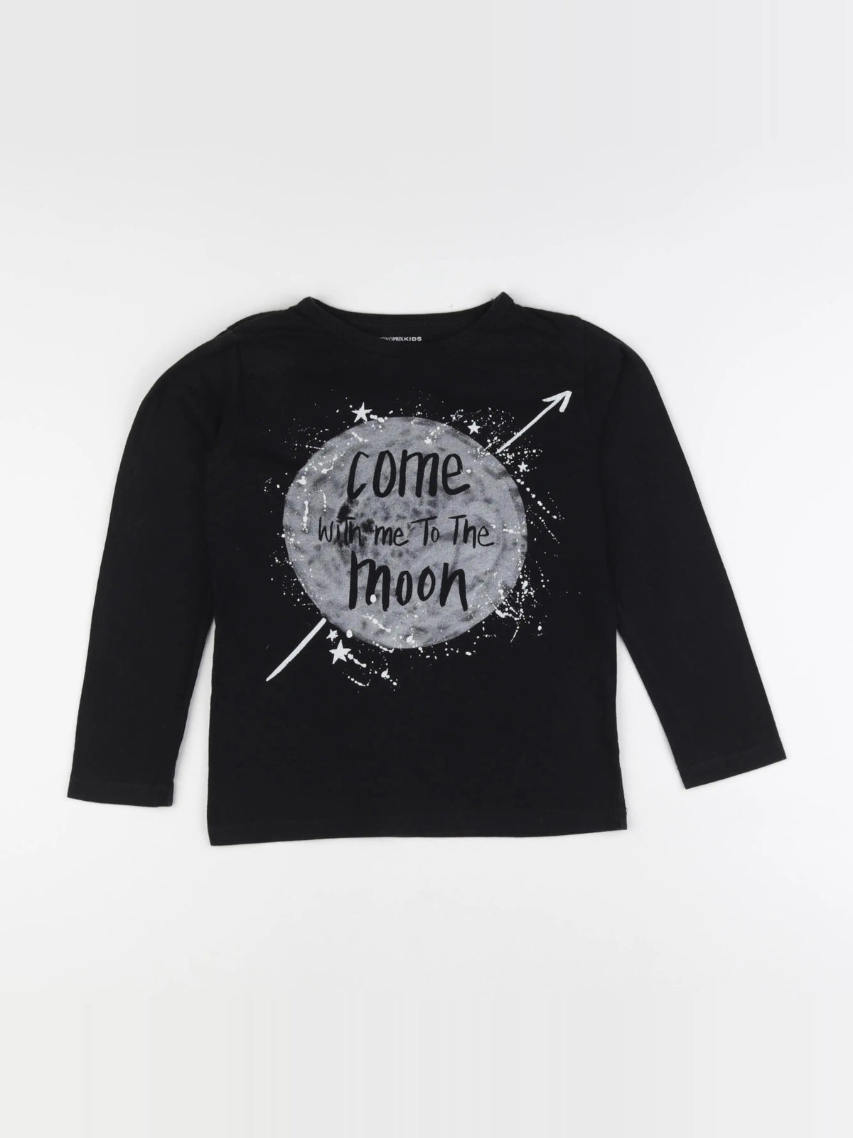 Monoprix - tee-shirt noir - 8 ans