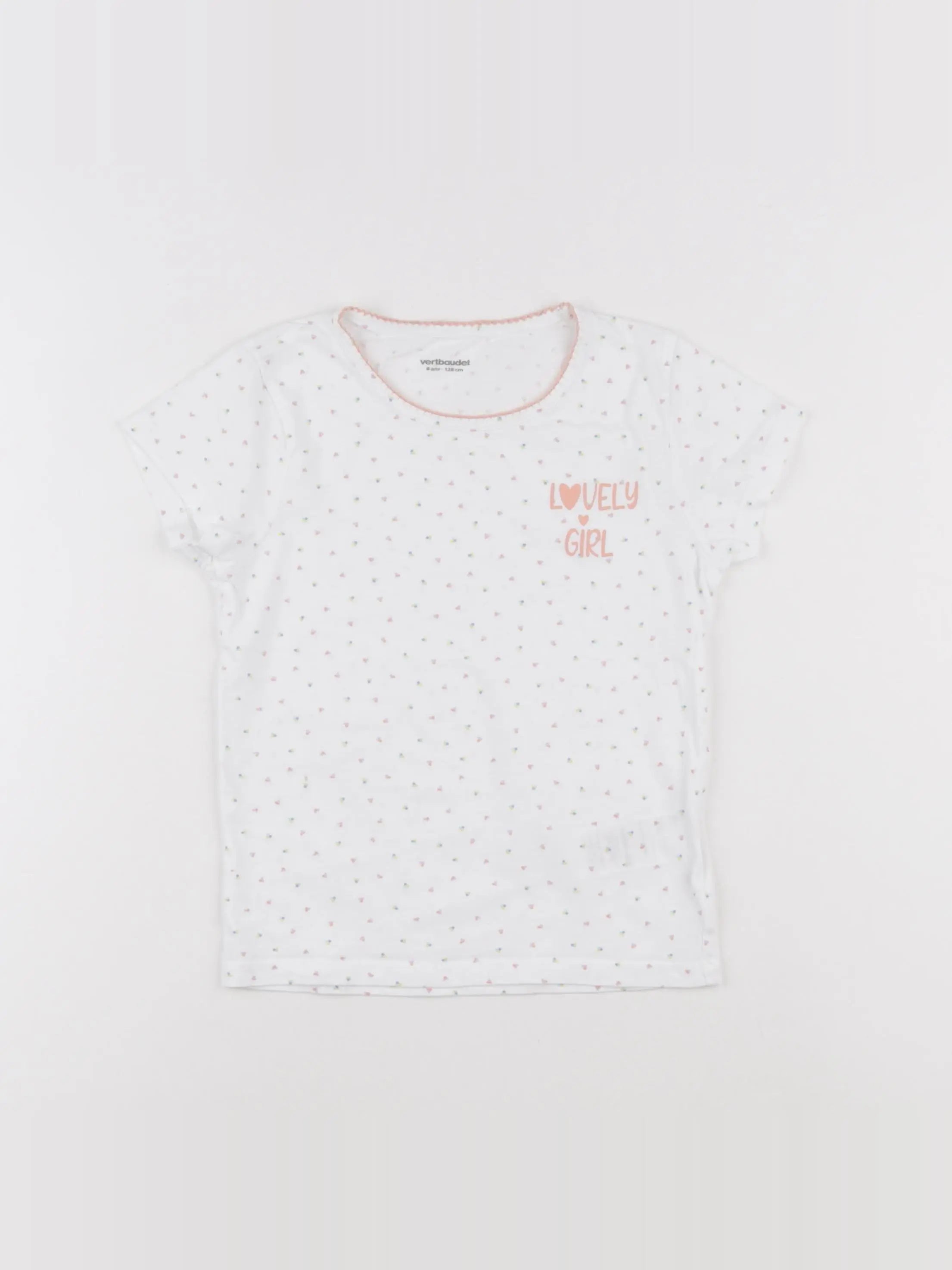 Vertbaudet - maillot de corps blanc - 8 ans