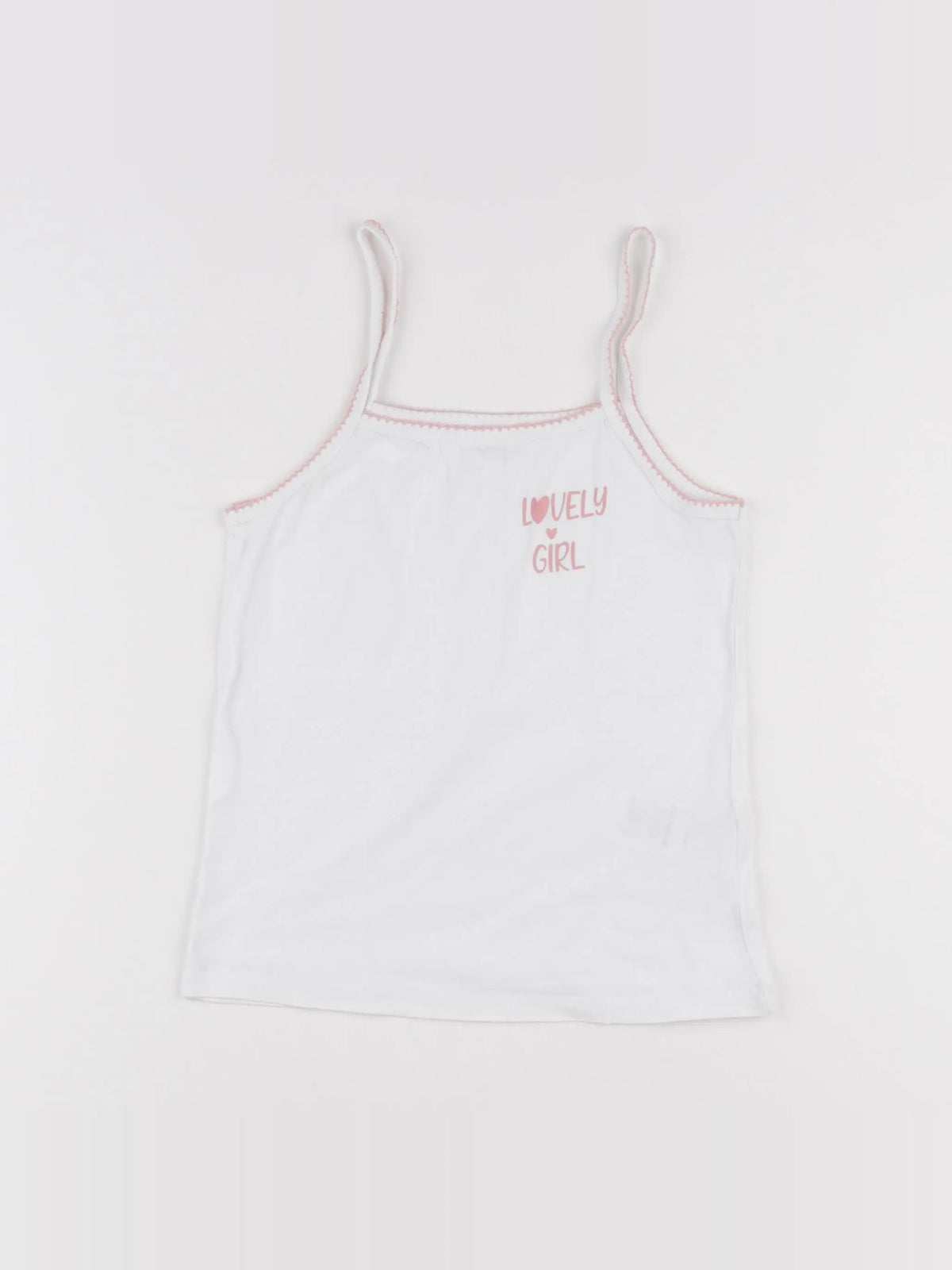Vertbaudet - maillot de corps blanc - 8 ans