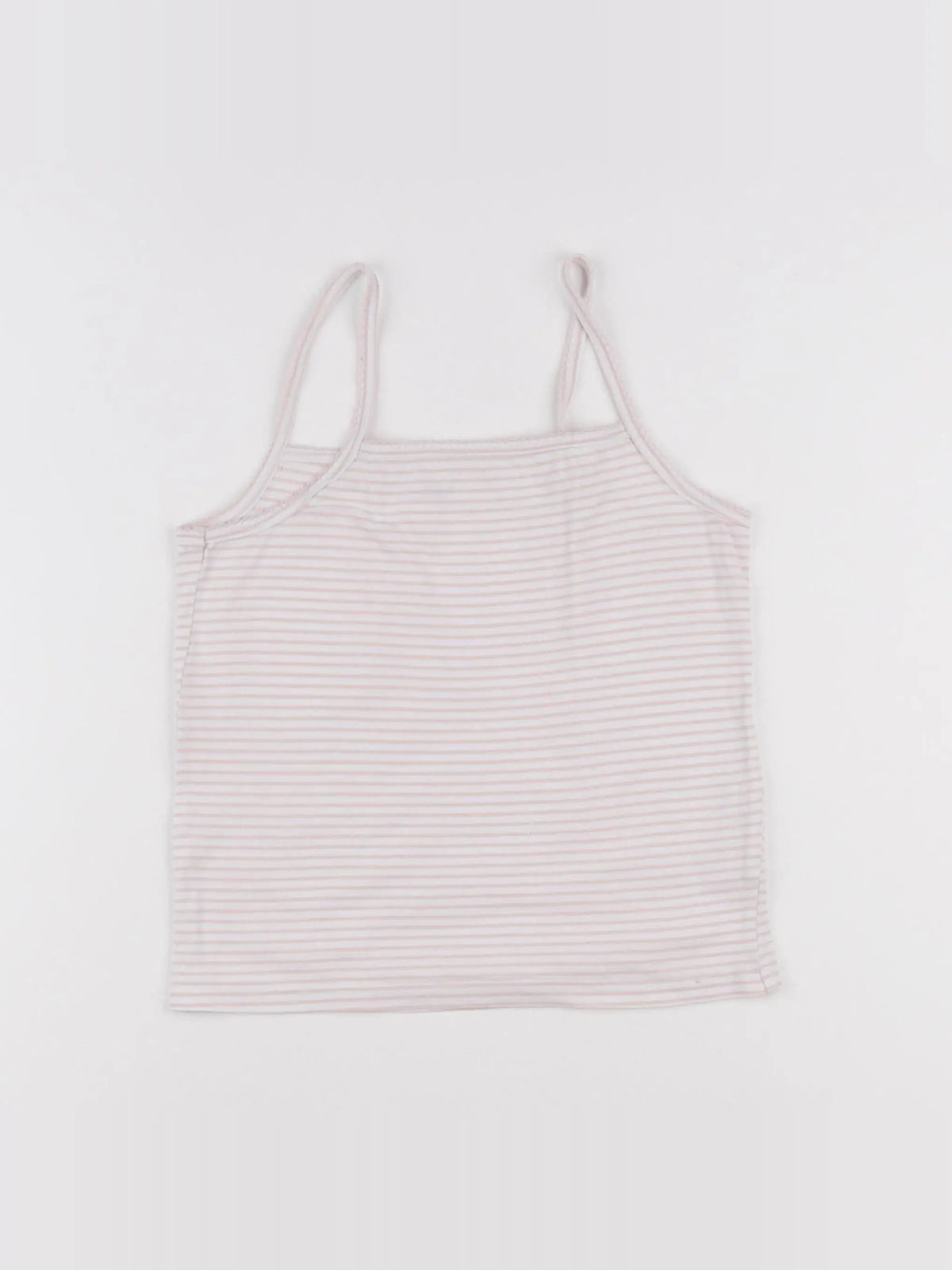Vertbaudet - maillot de corps blanc, rose - 8 ans