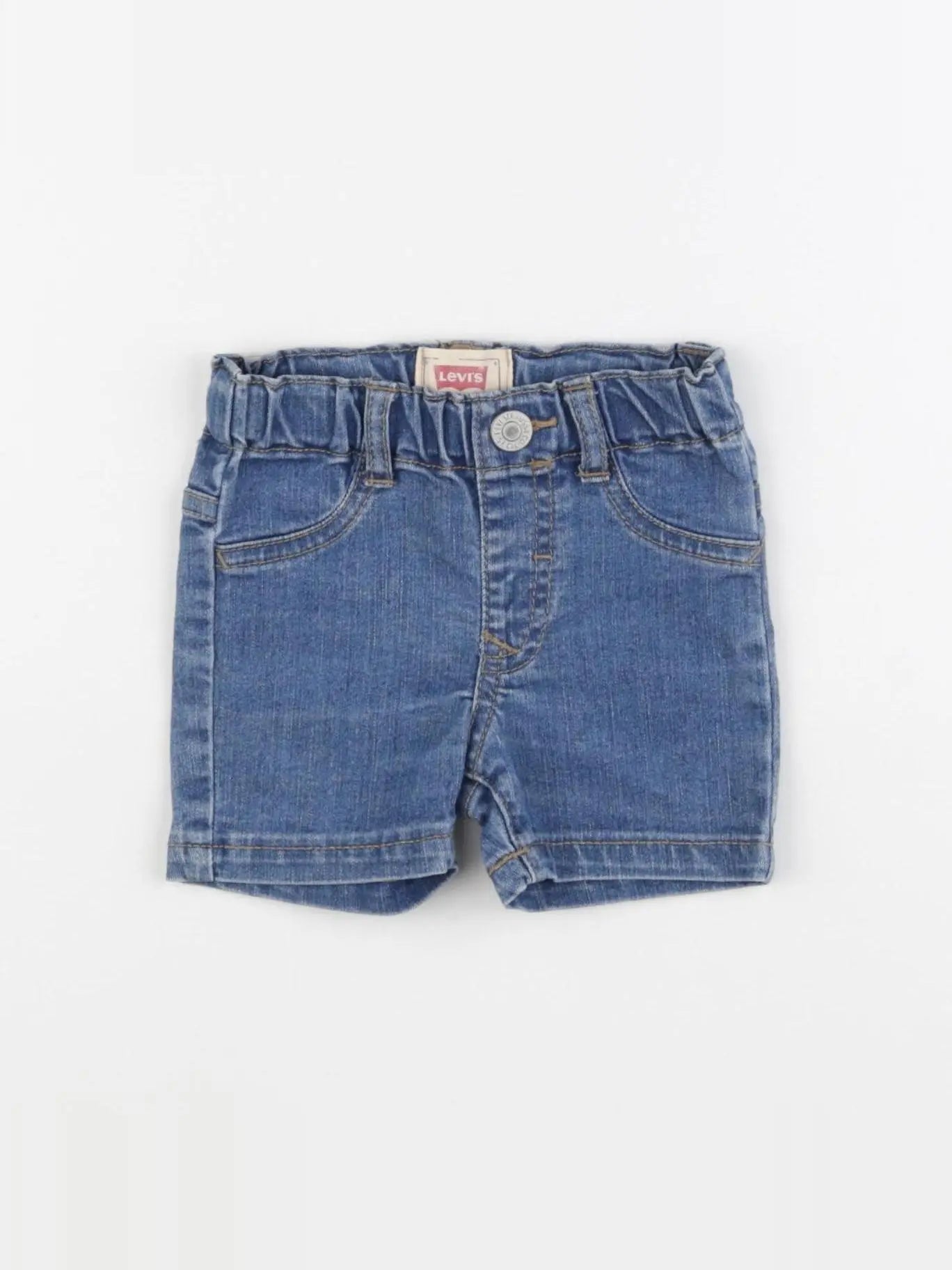 Levi's - short bleu - 12 mois