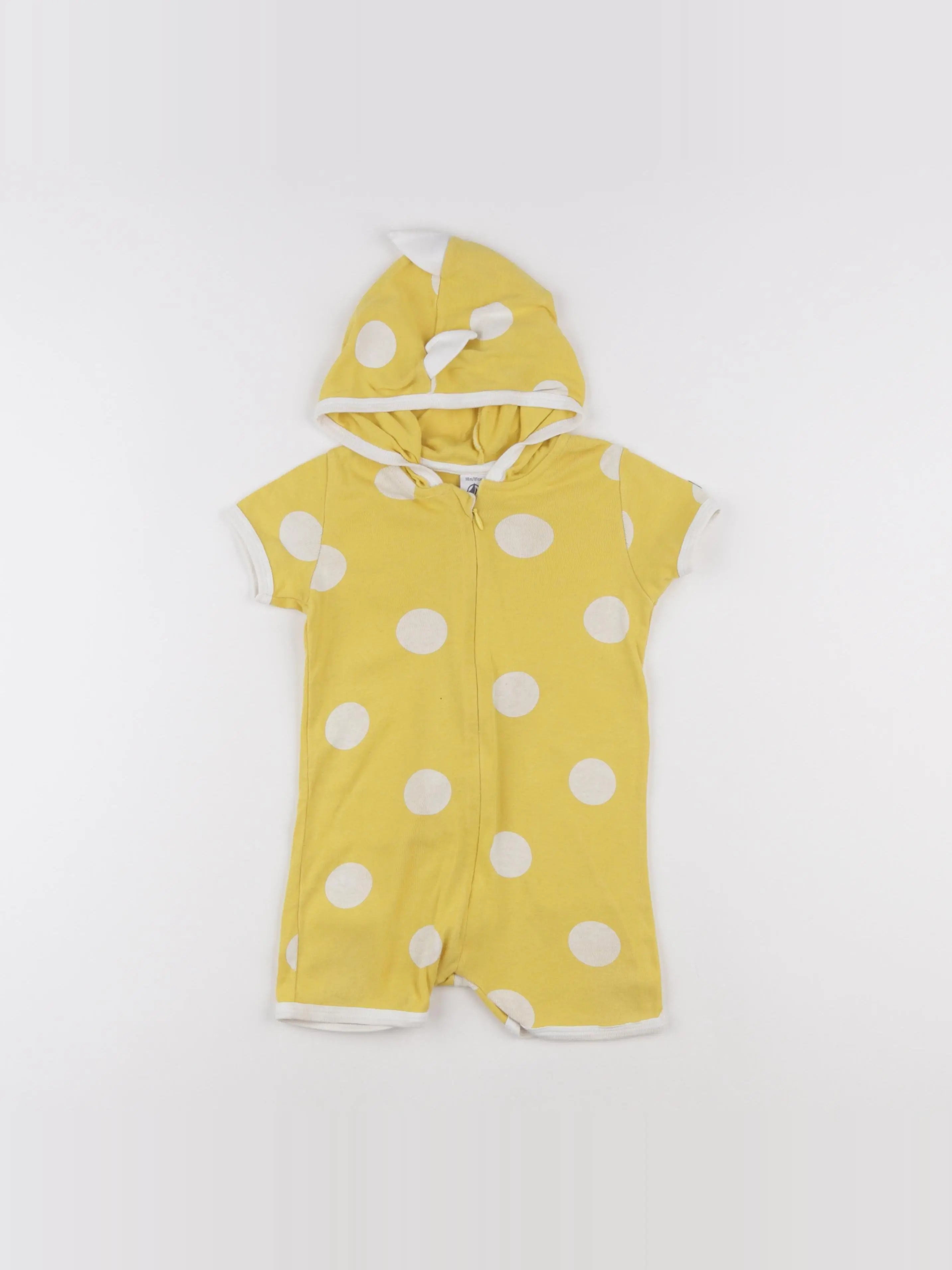 Petit Bateau - pyjama coton jaune - 18 mois