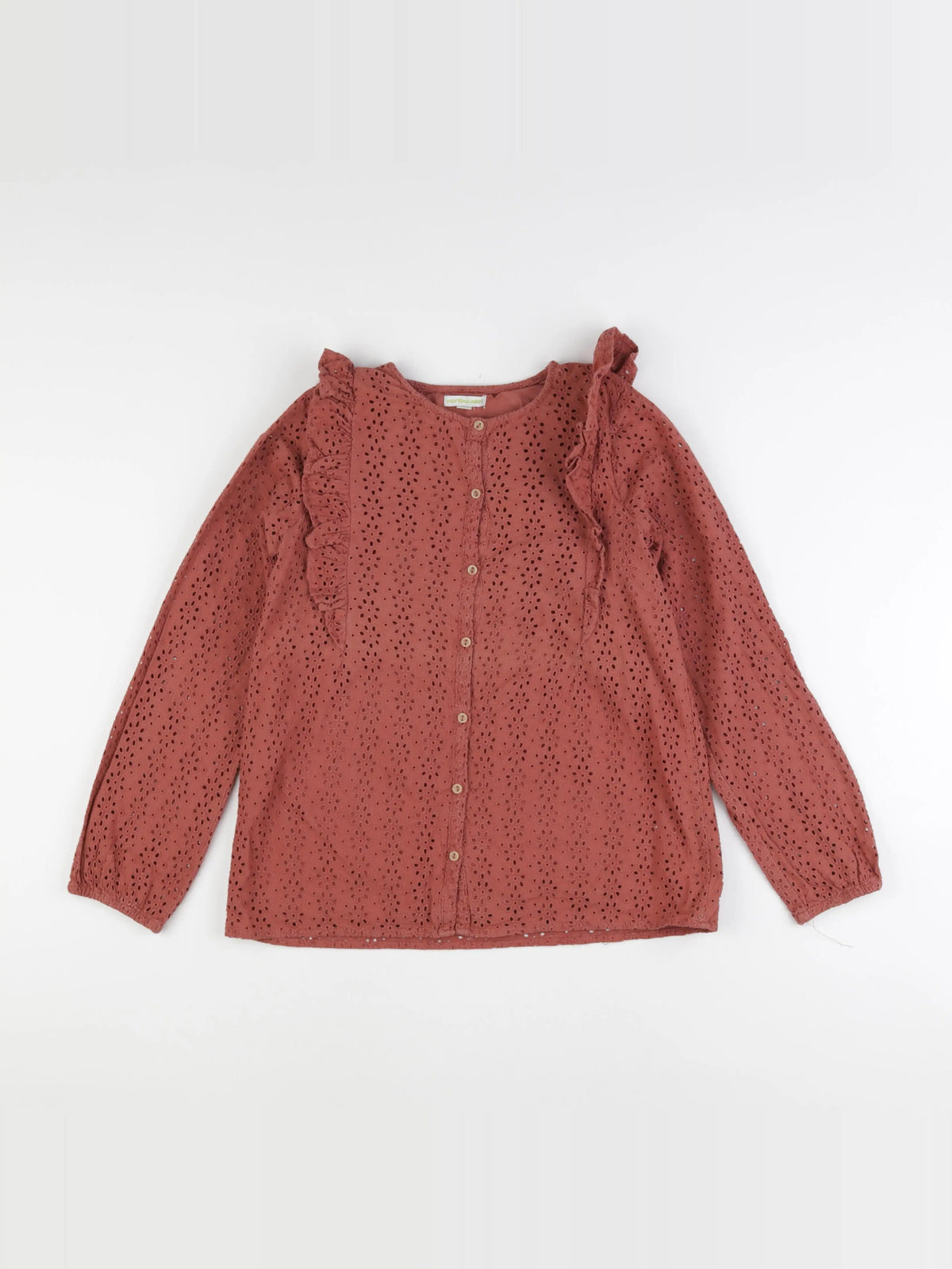 Vertbaudet - blouse rouge - 12 ans