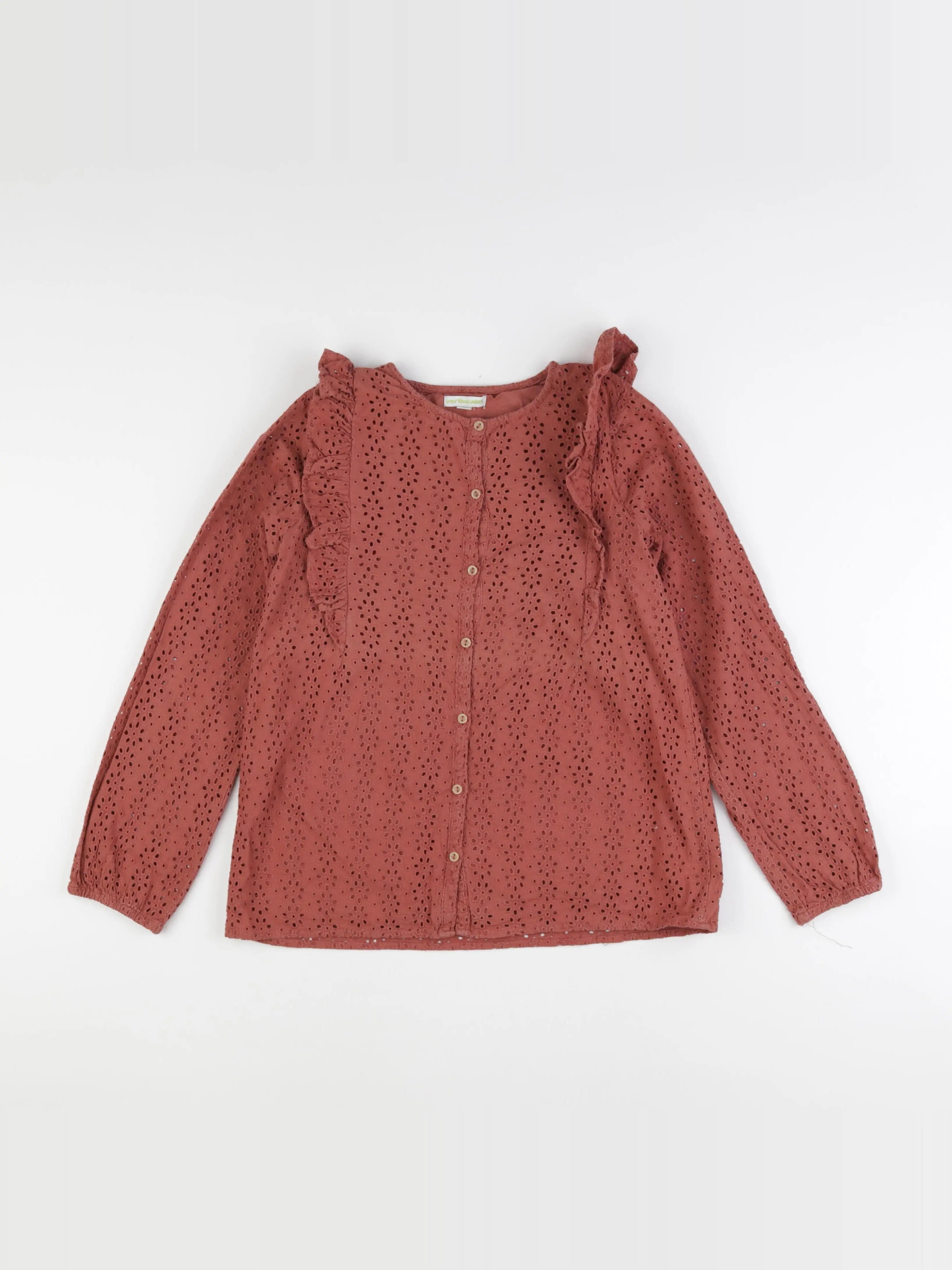 Vertbaudet - blouse rouge - 12 ans