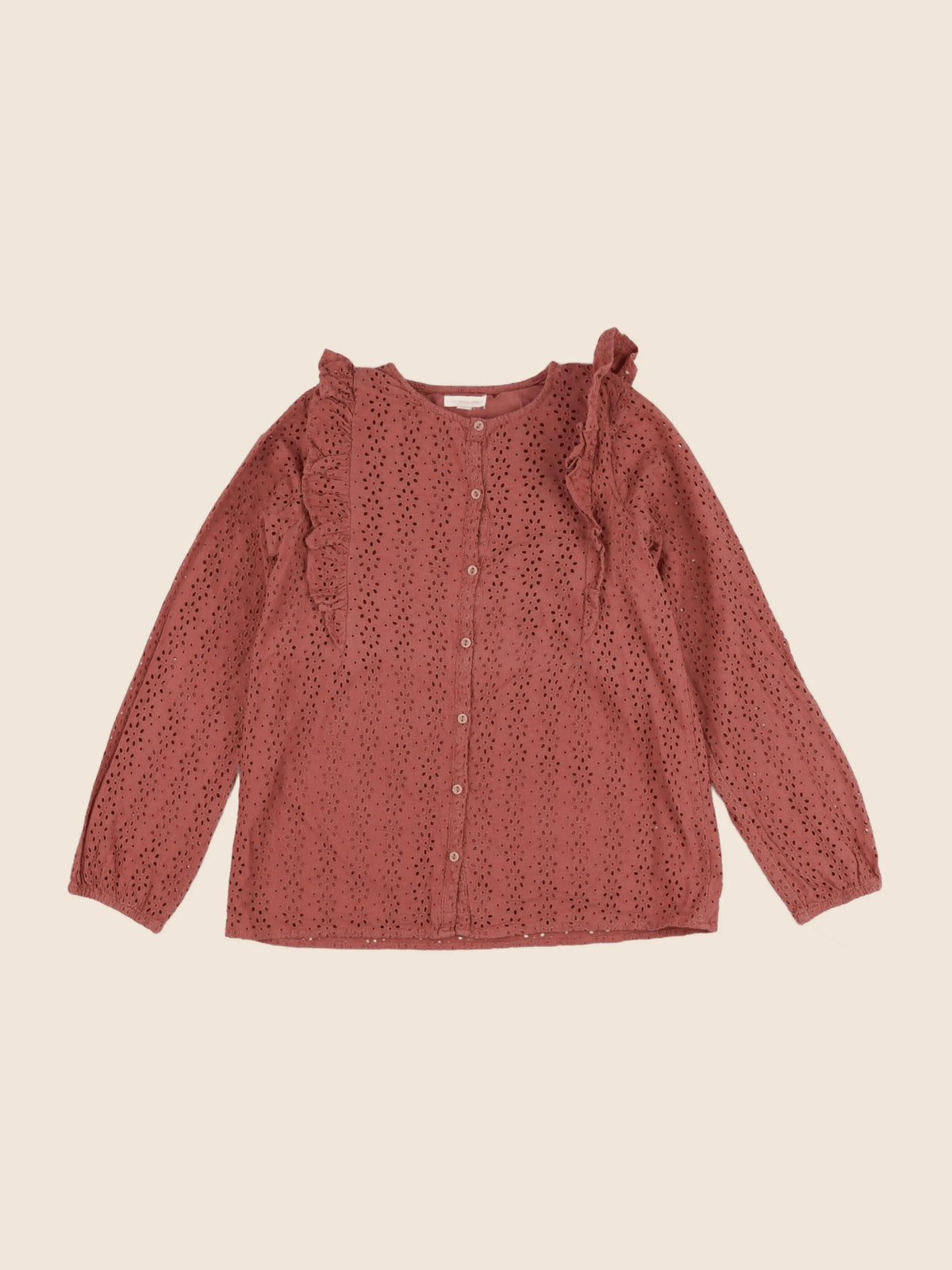 Vertbaudet - blouse rouge - 12 ans