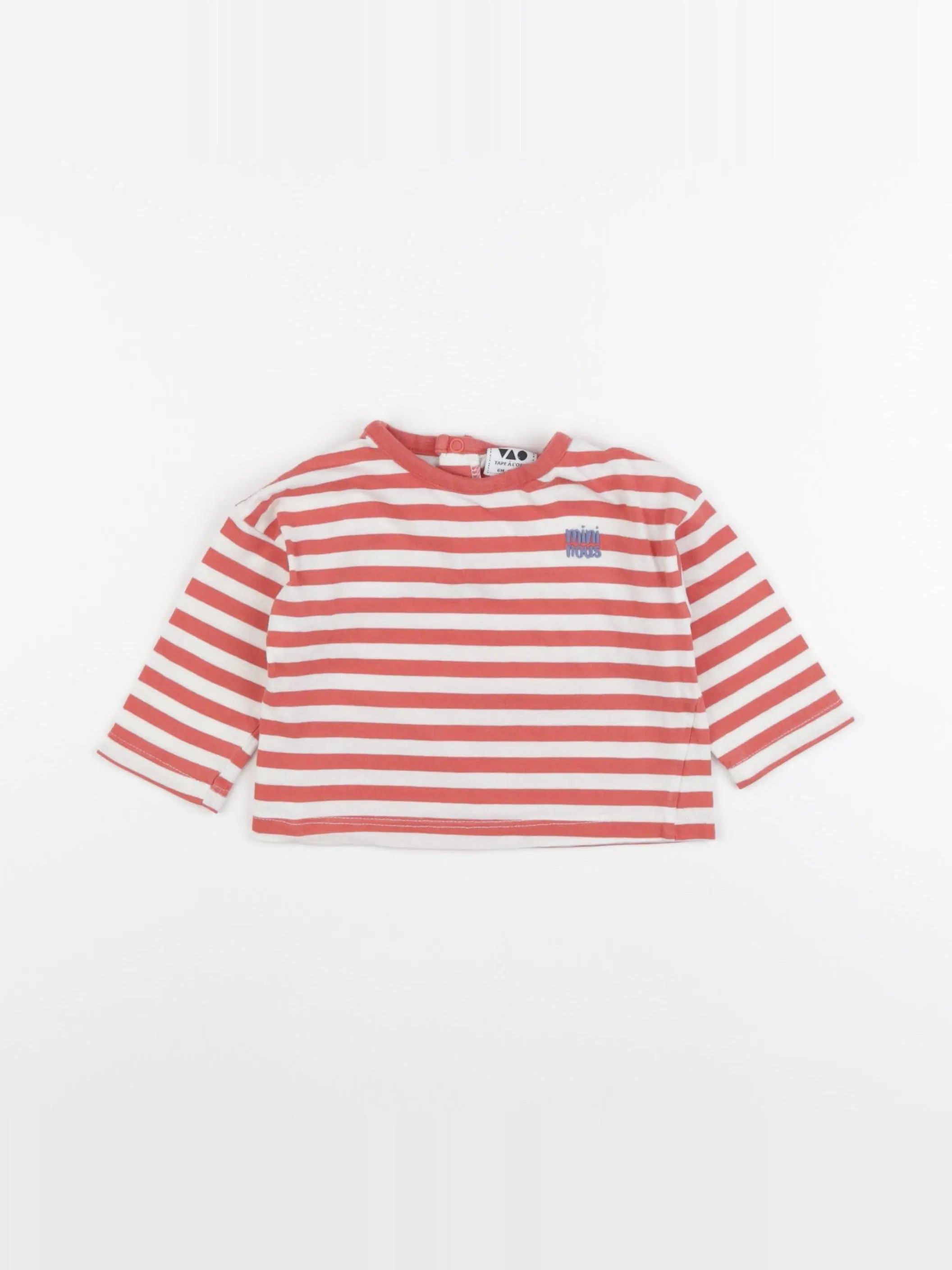 Tape à l'oeil - tee-shirt rouge - 6 mois