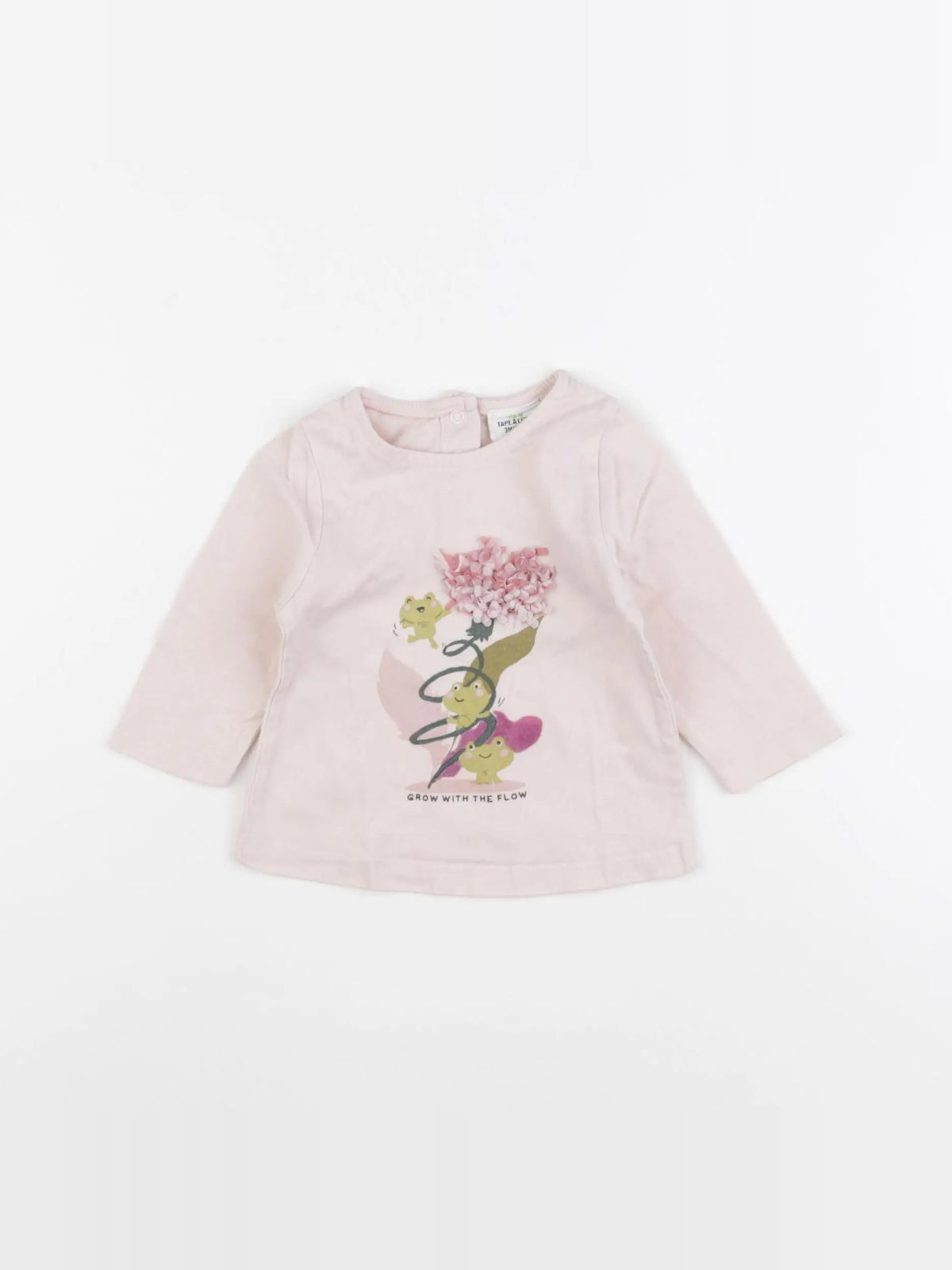 Tape à l'oeil - tee-shirt rose - 3 mois