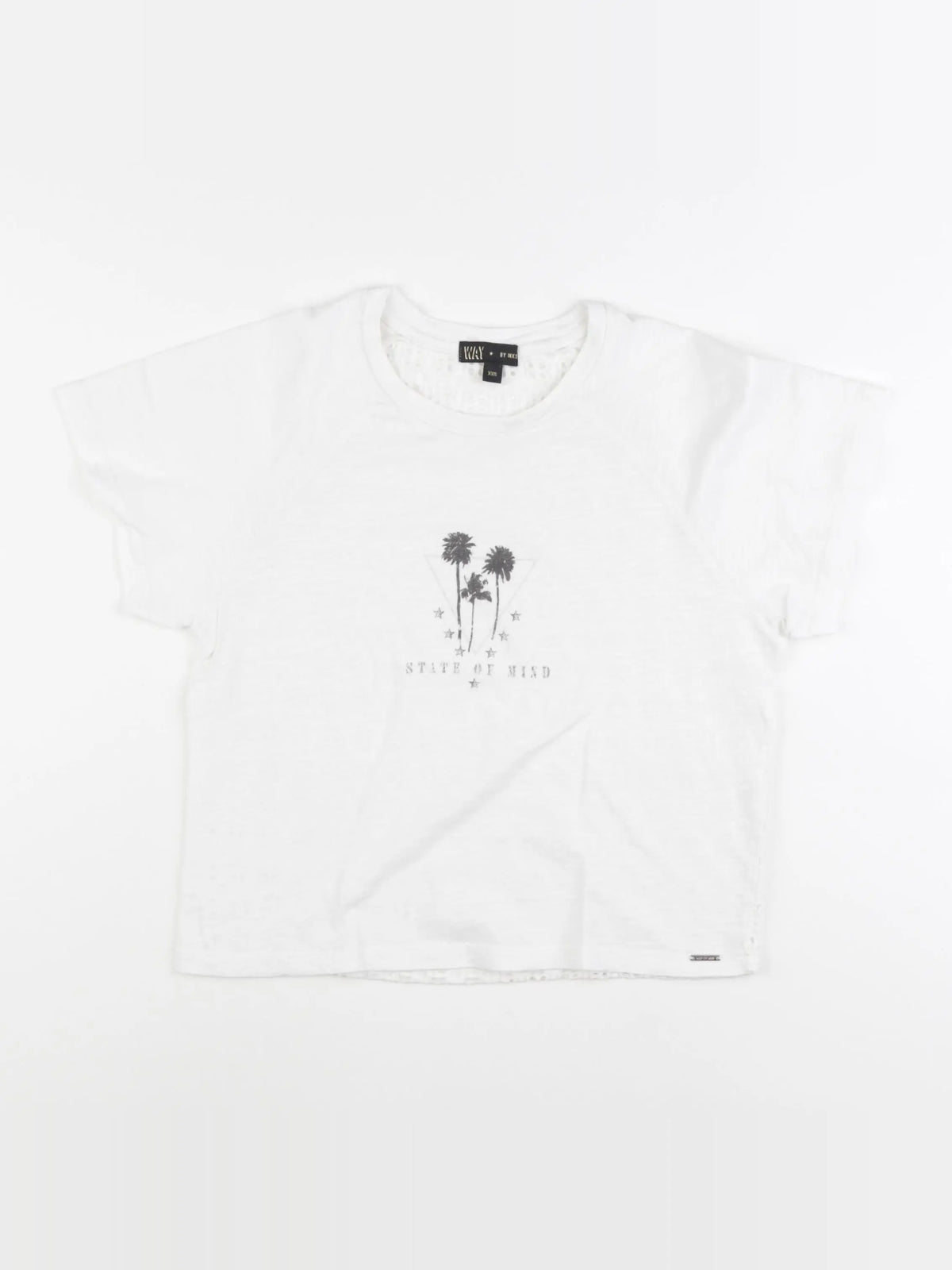IKKS - tee-shirt blanc - 10 ans