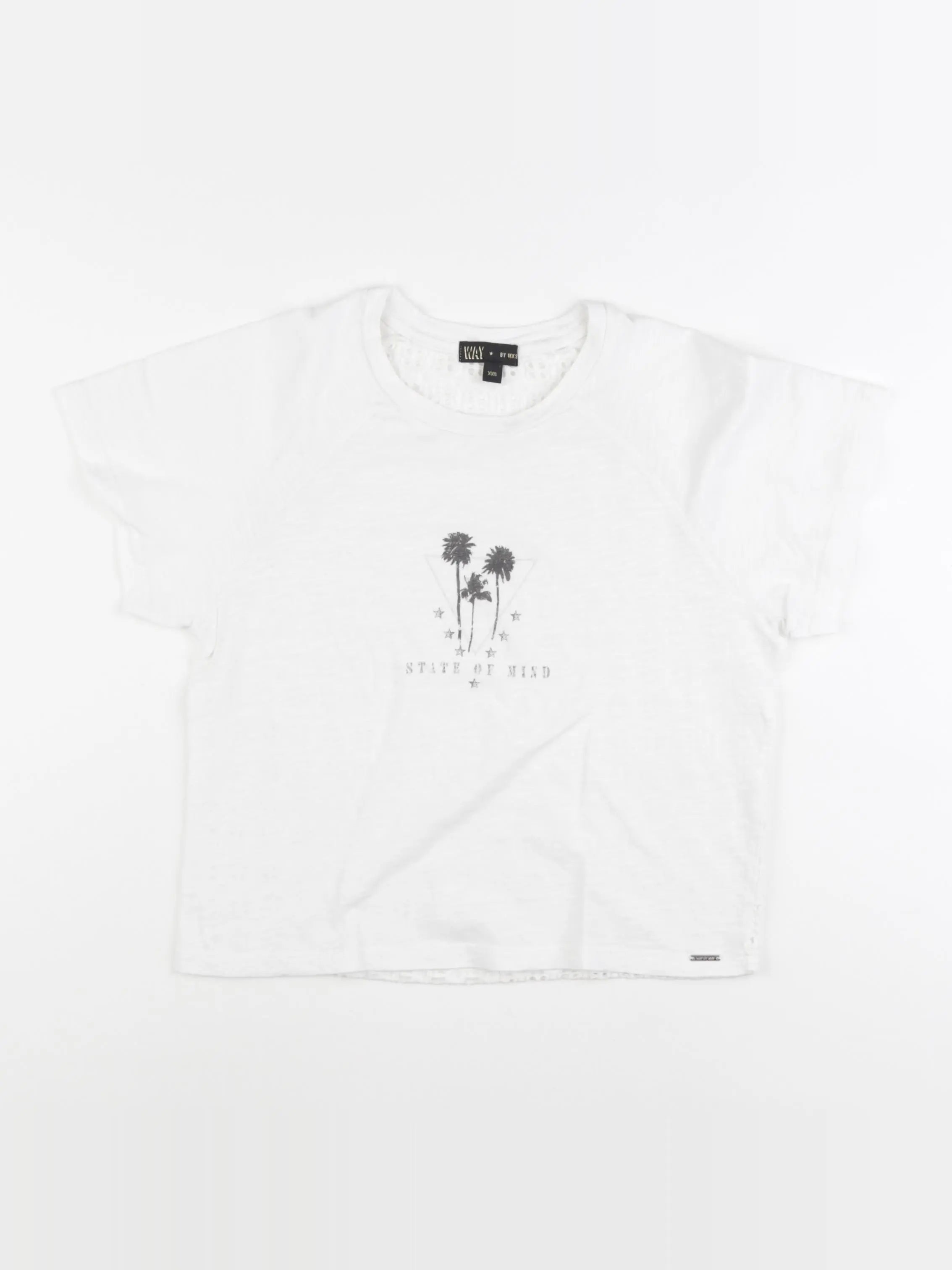 IKKS - tee-shirt blanc - 10 ans