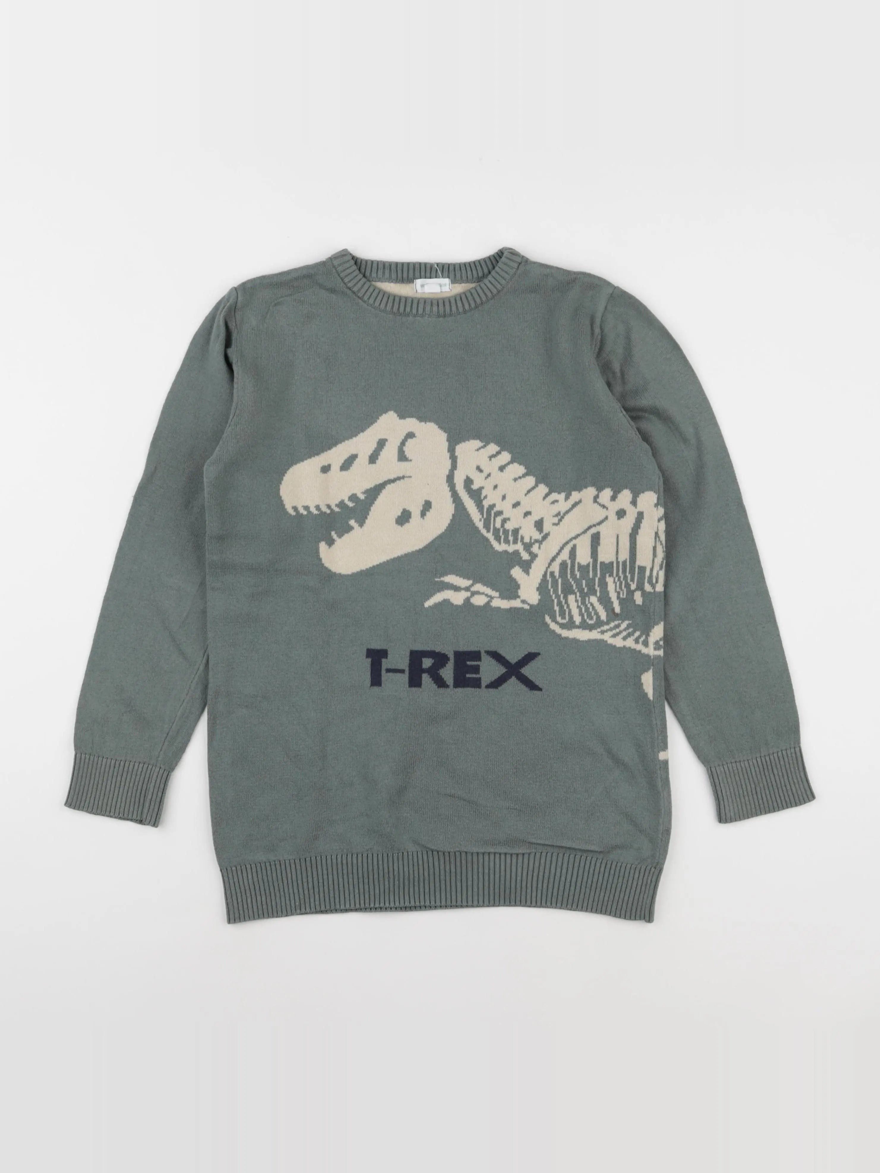 Vertbaudet - pull vert - 10 ans