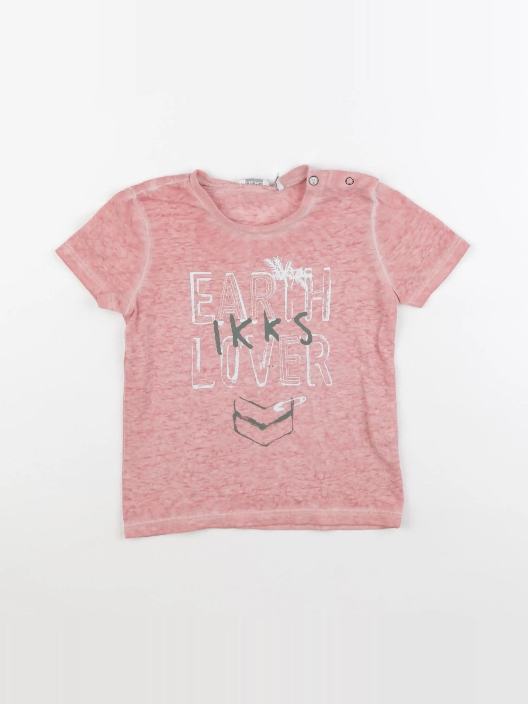 IKKS - tee-shirt rouge - 2 ans