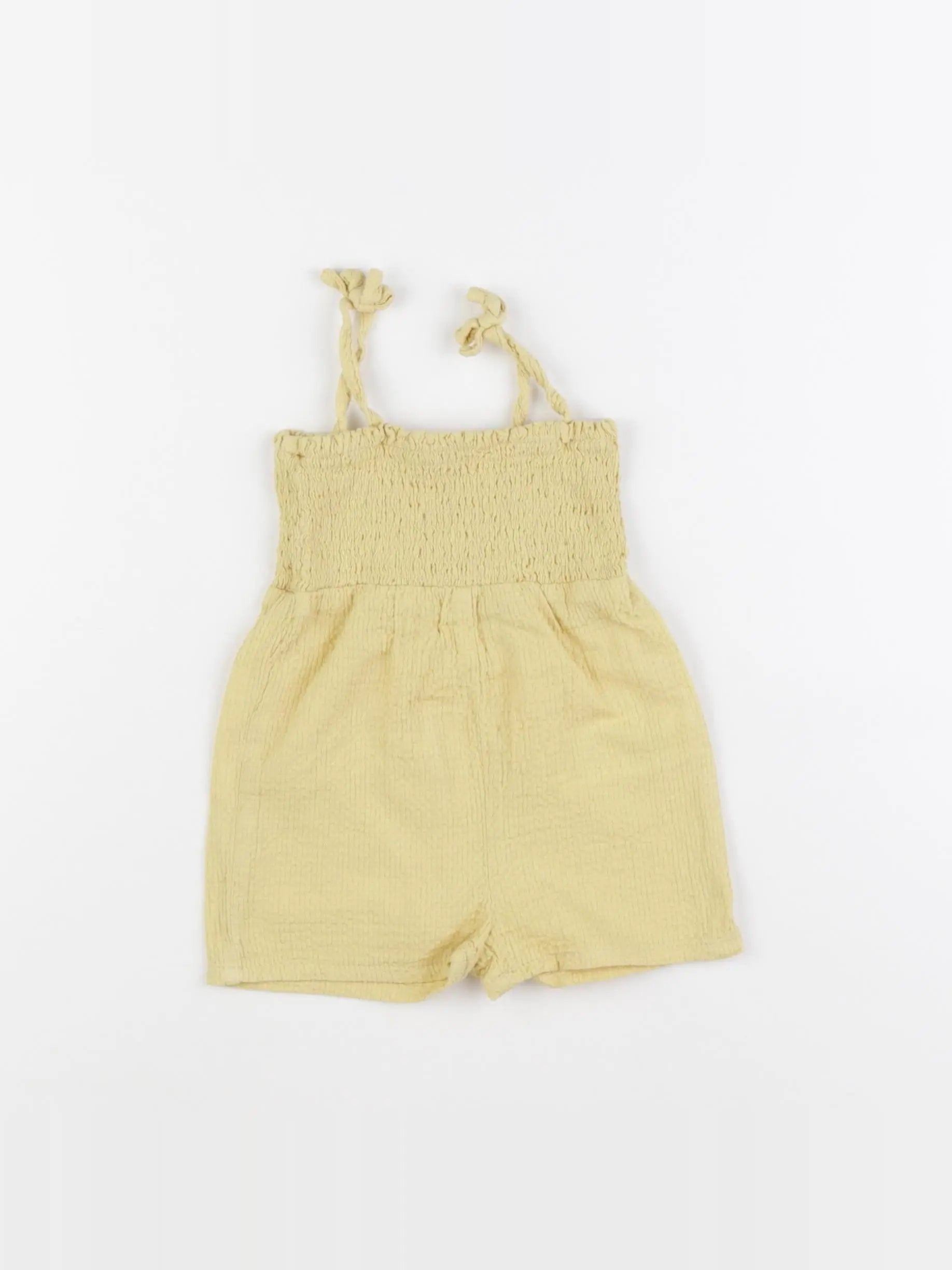 Vertbaudet - combinaison jaune - 6 mois