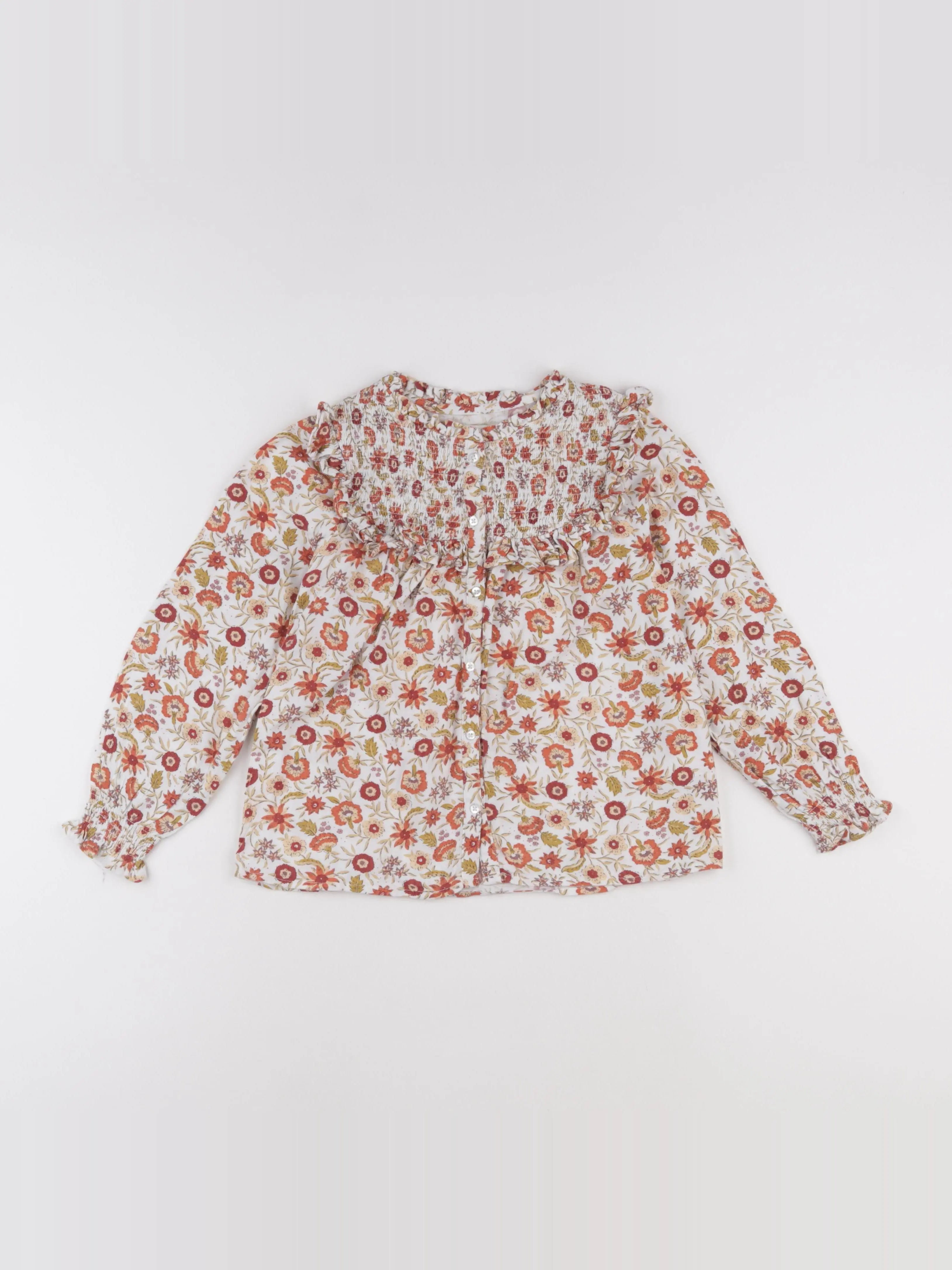 Vertbaudet - chemise multicolore - 8 ans