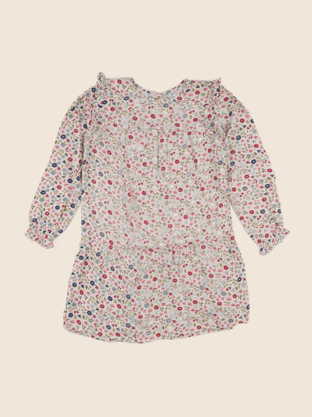 Vertbaudet - robe multicolore - 8 ans