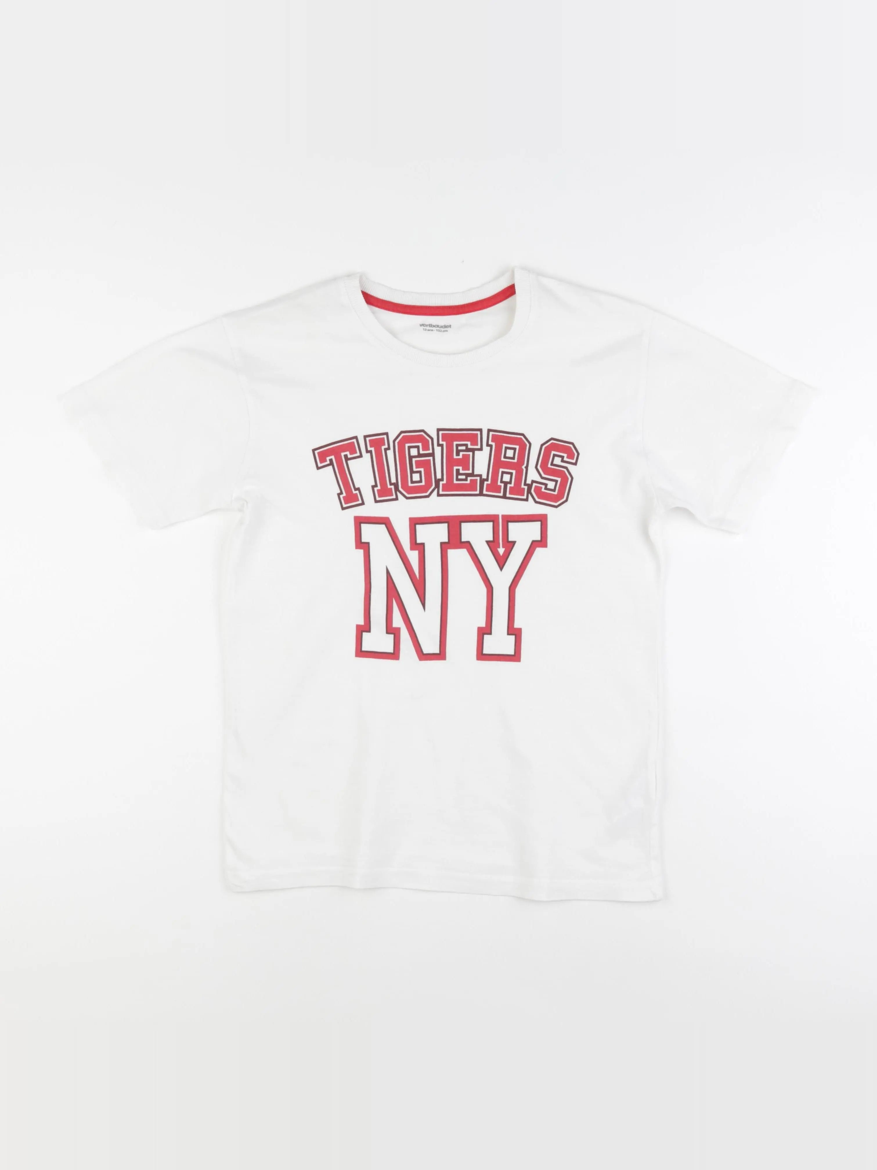 Vertbaudet - tee-shirt blanc - 12 ans