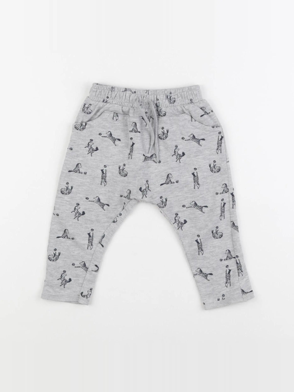 Vertbaudet - jogging gris - 9 mois
