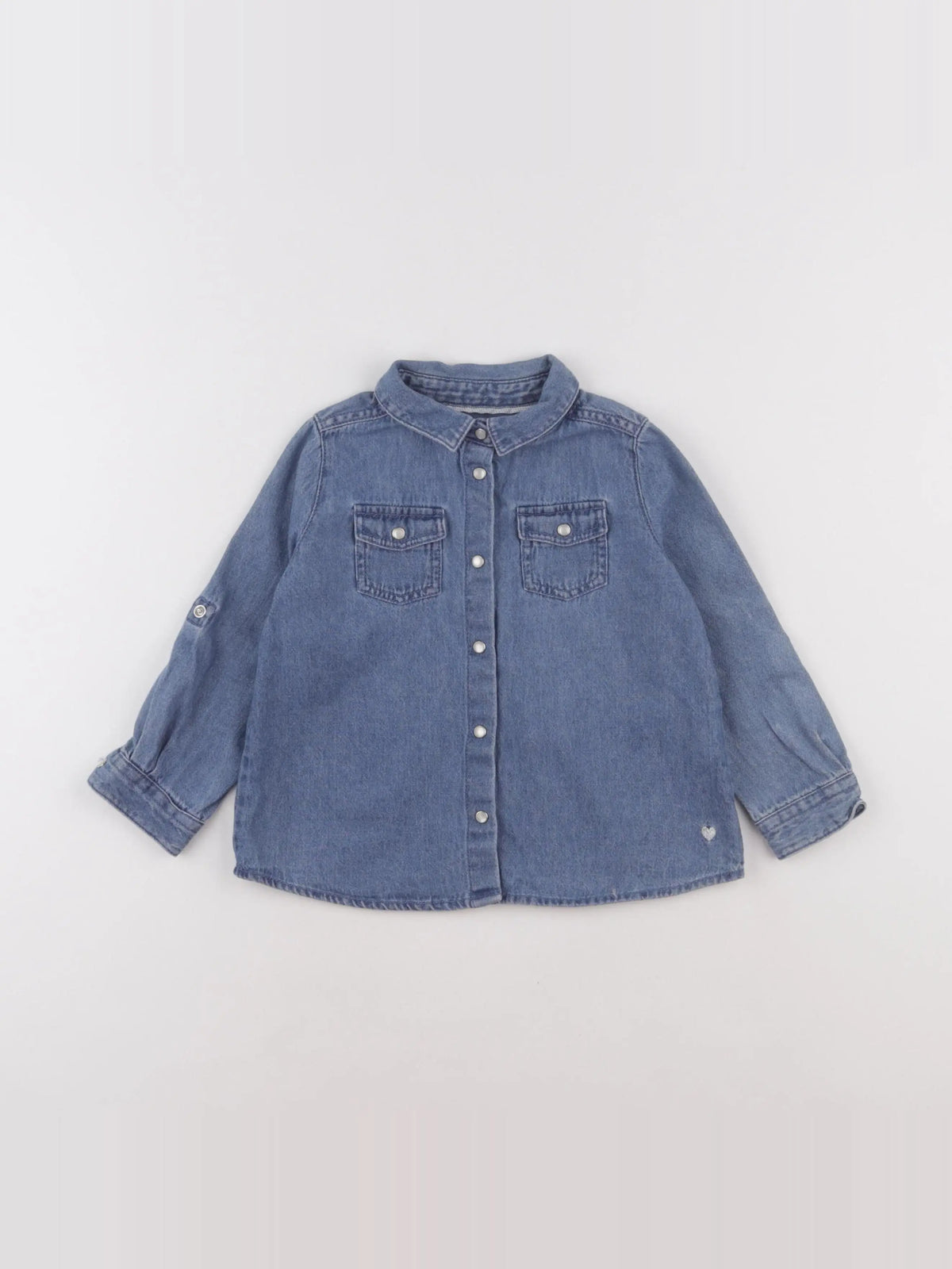 Vertbaudet - chemise bleu - 3 ans