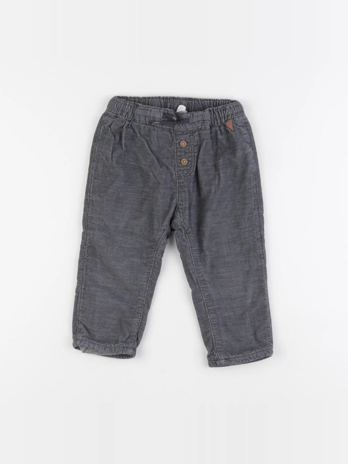 H&M - pantalon gris - 9/12 mois