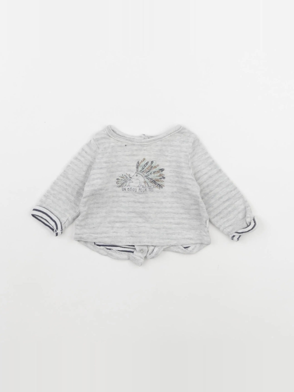 Tape à l'oeil - tee-shirt gris - 3 mois