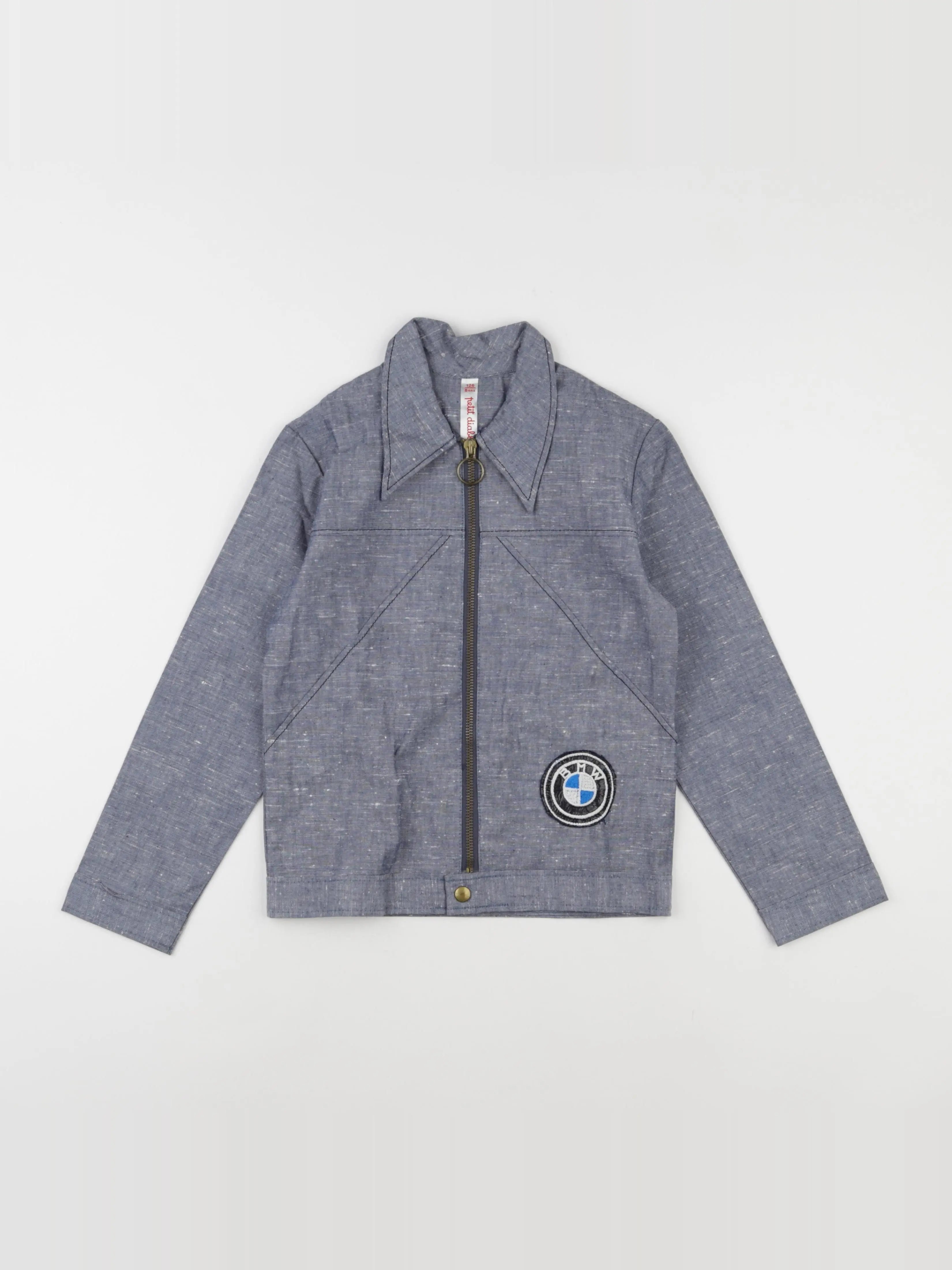 Vintage - veste bleu - 8 ans