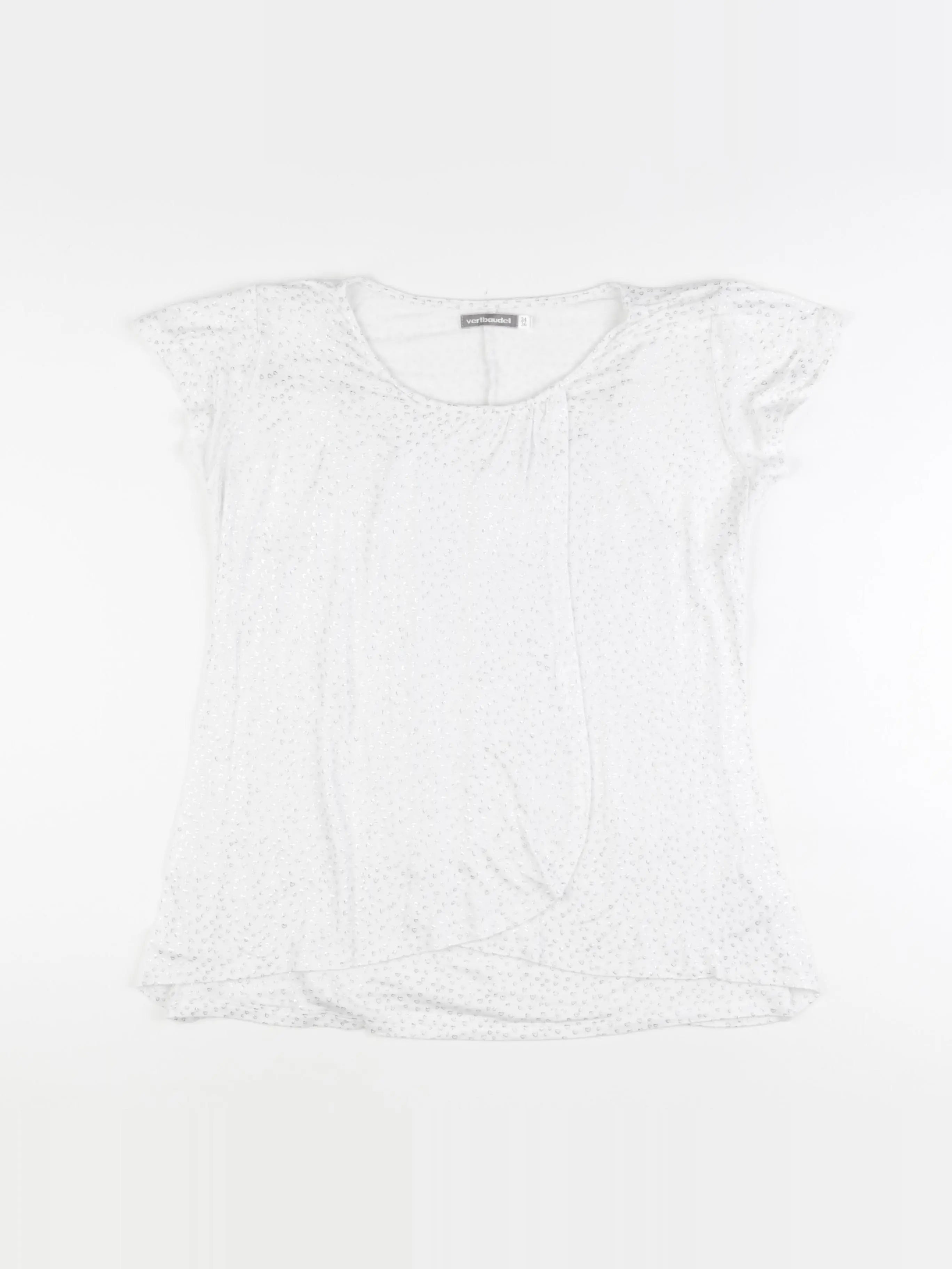Vertbaudet - tee-shirt grossesse blanc - 34 à 36