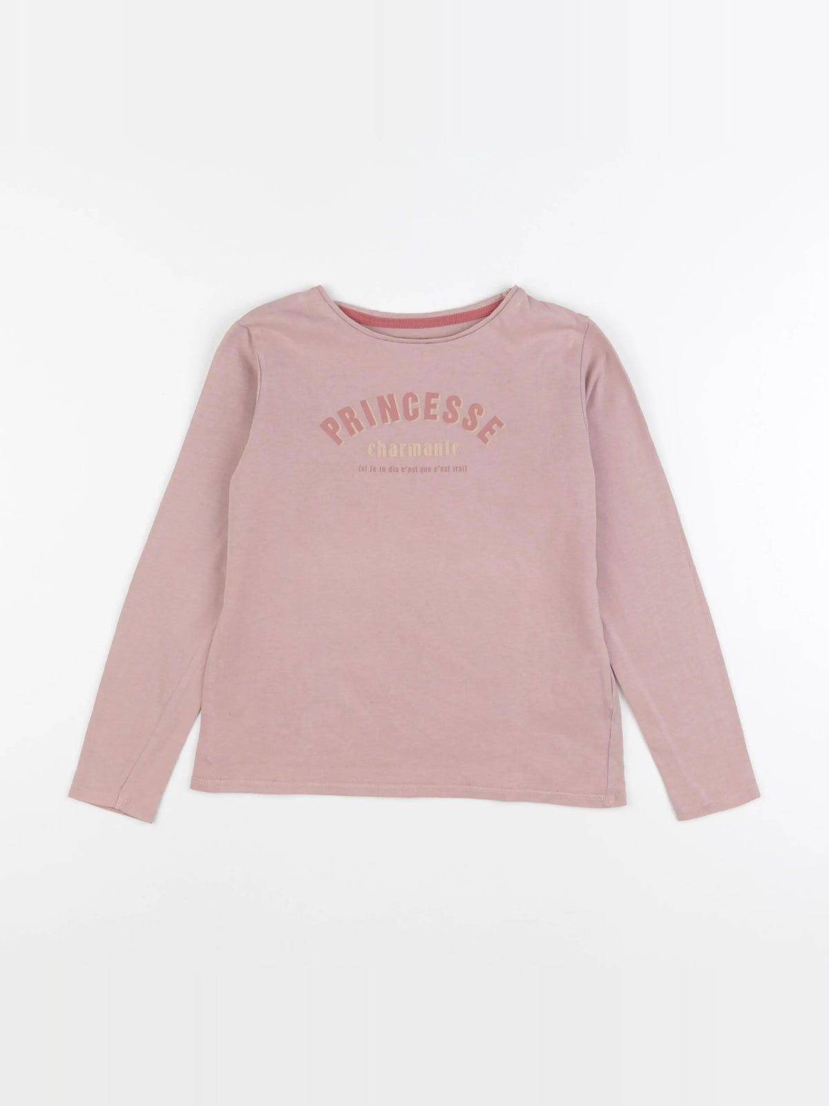 Vertbaudet - tee-shirt rose - 8 ans