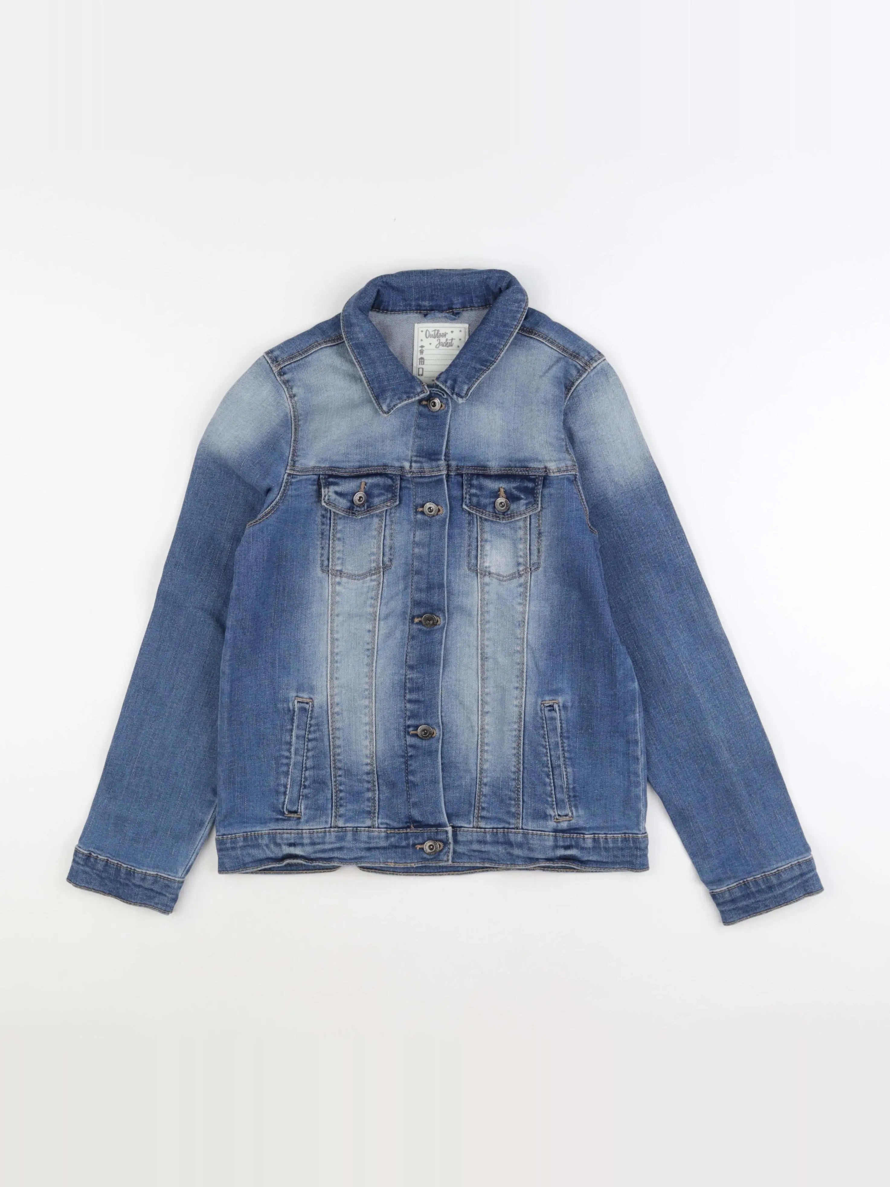 Vertbaudet - veste bleu - 10 ans