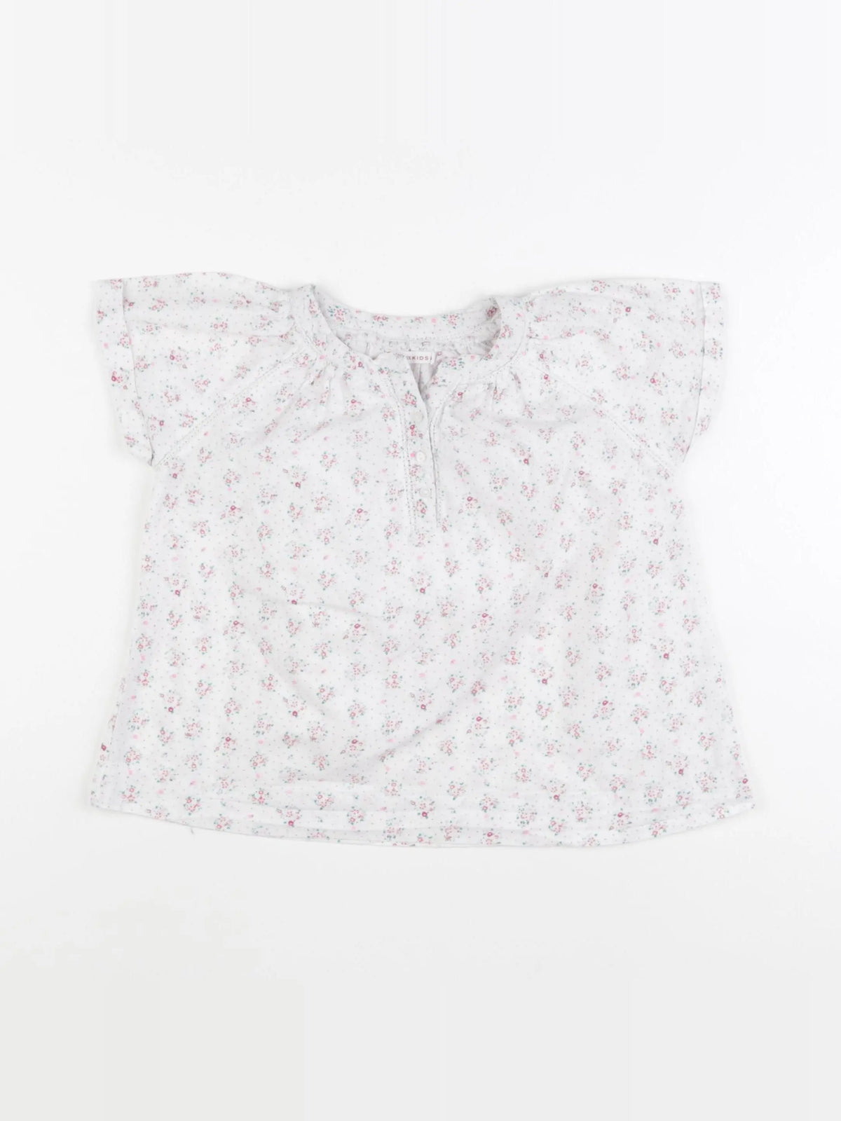 Monoprix - blouse blanc - 7 ans